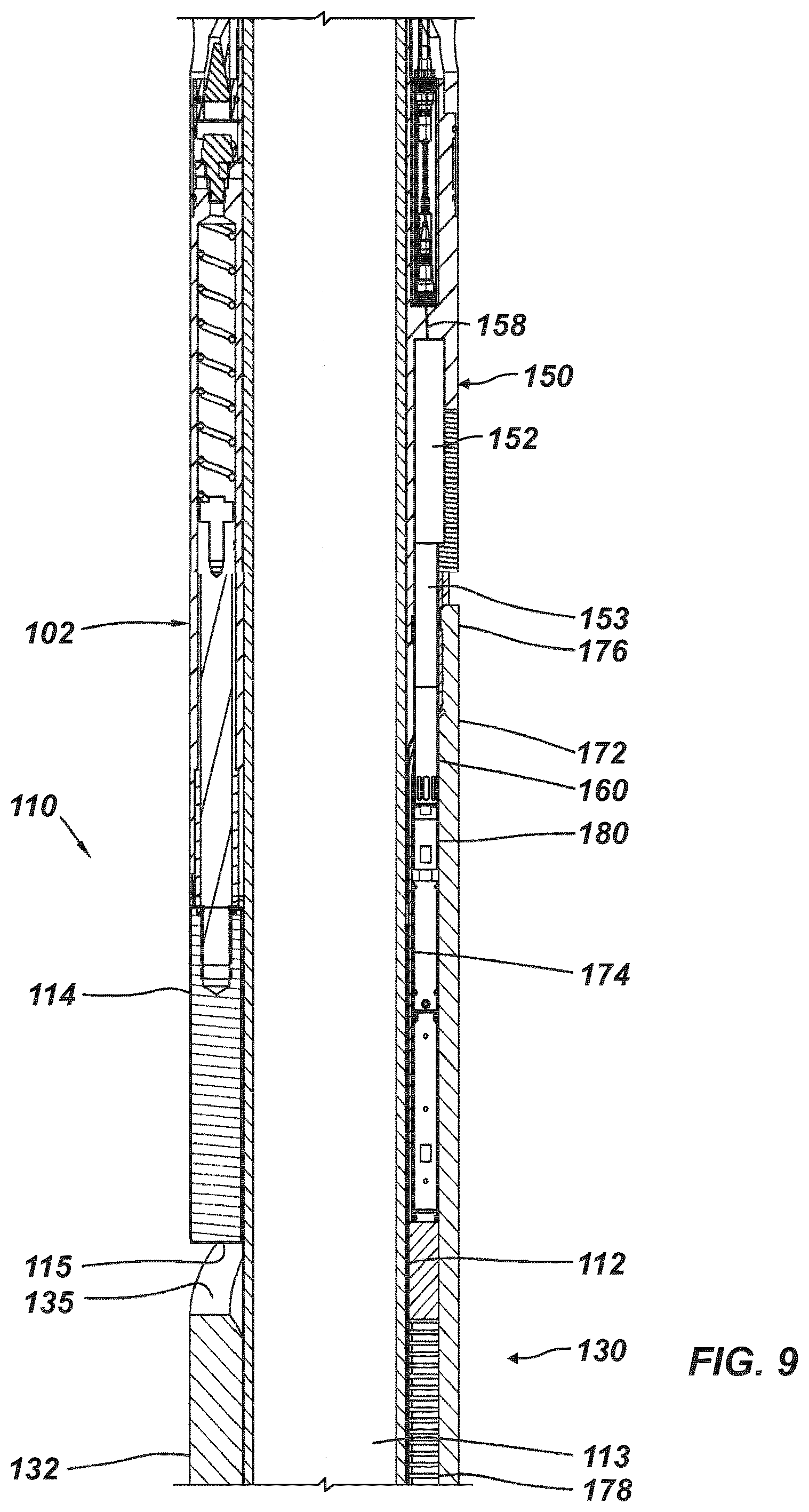 Patent US12338687 Figure 10 – Two-stage in-well wet mate connection