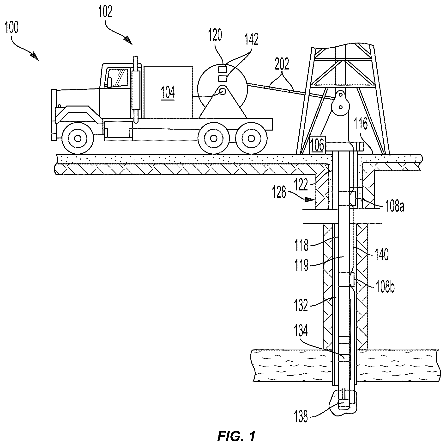 Patent US12338690 Figure 1 – Conductive bridging of a tubing encapsulated conductor for powering equipment in wellbore operations