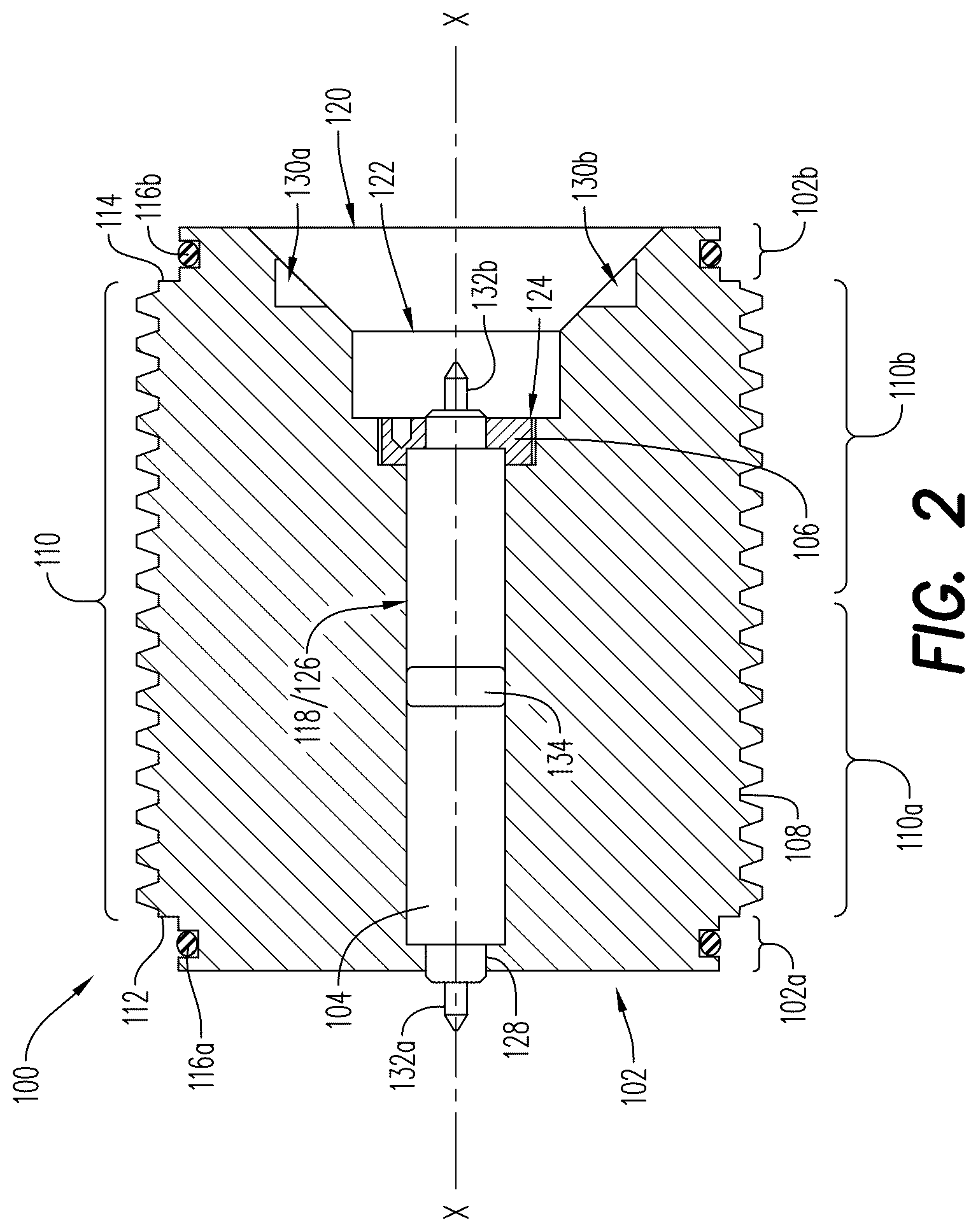 Patent US12338691 Figure 2 – Tandem seal adapter for perforating guns