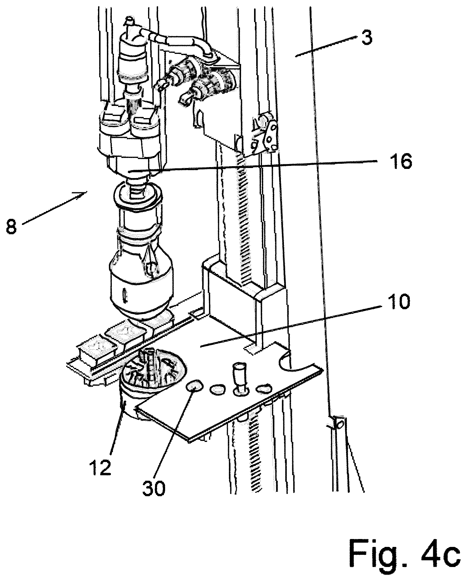Patent US12338695 Figure 5 – Mobile land rig with a pivotal top drive unit