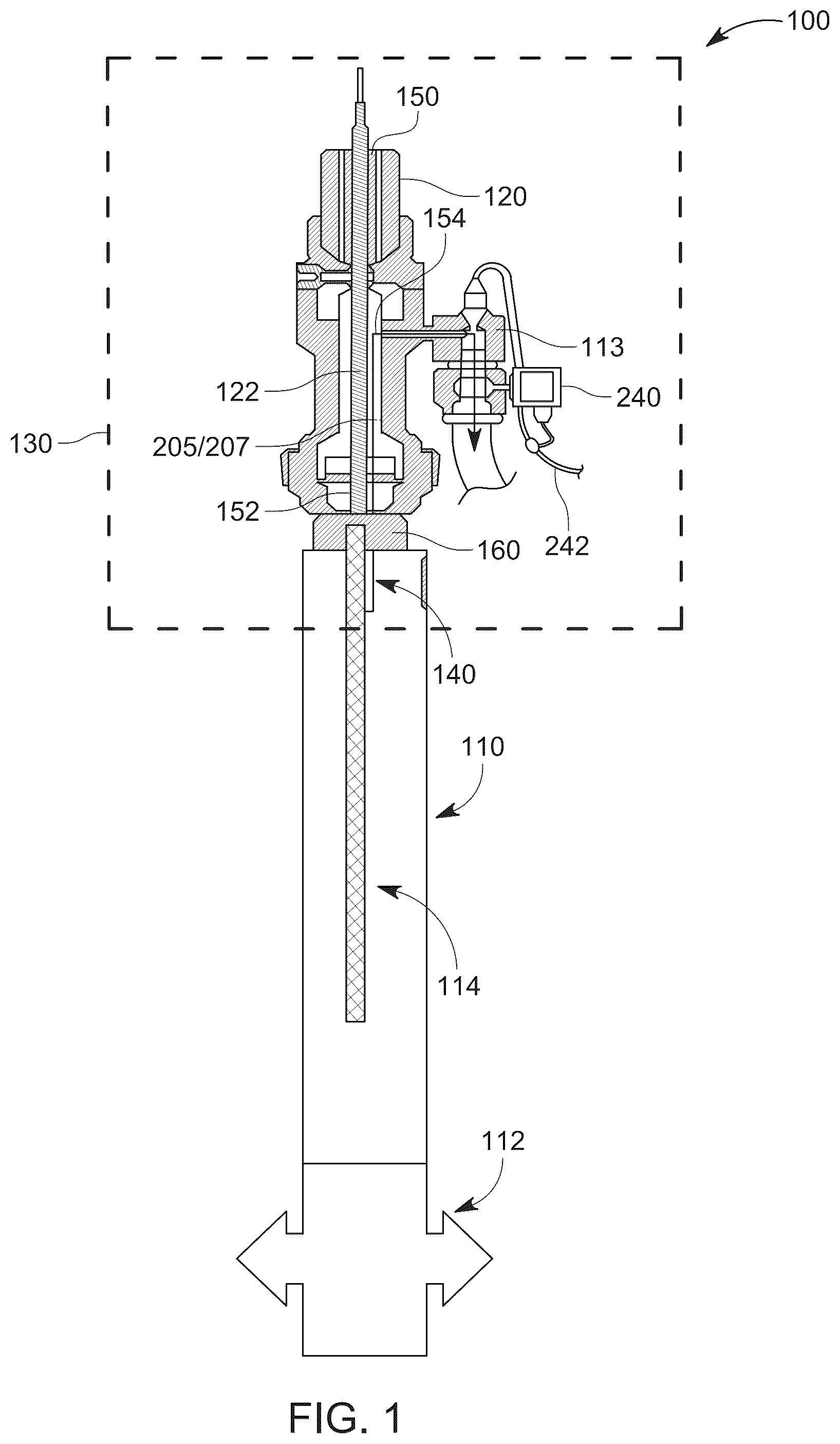 Patent US12338698 Figure 1 – Methods and systems associated with wireline pressure control