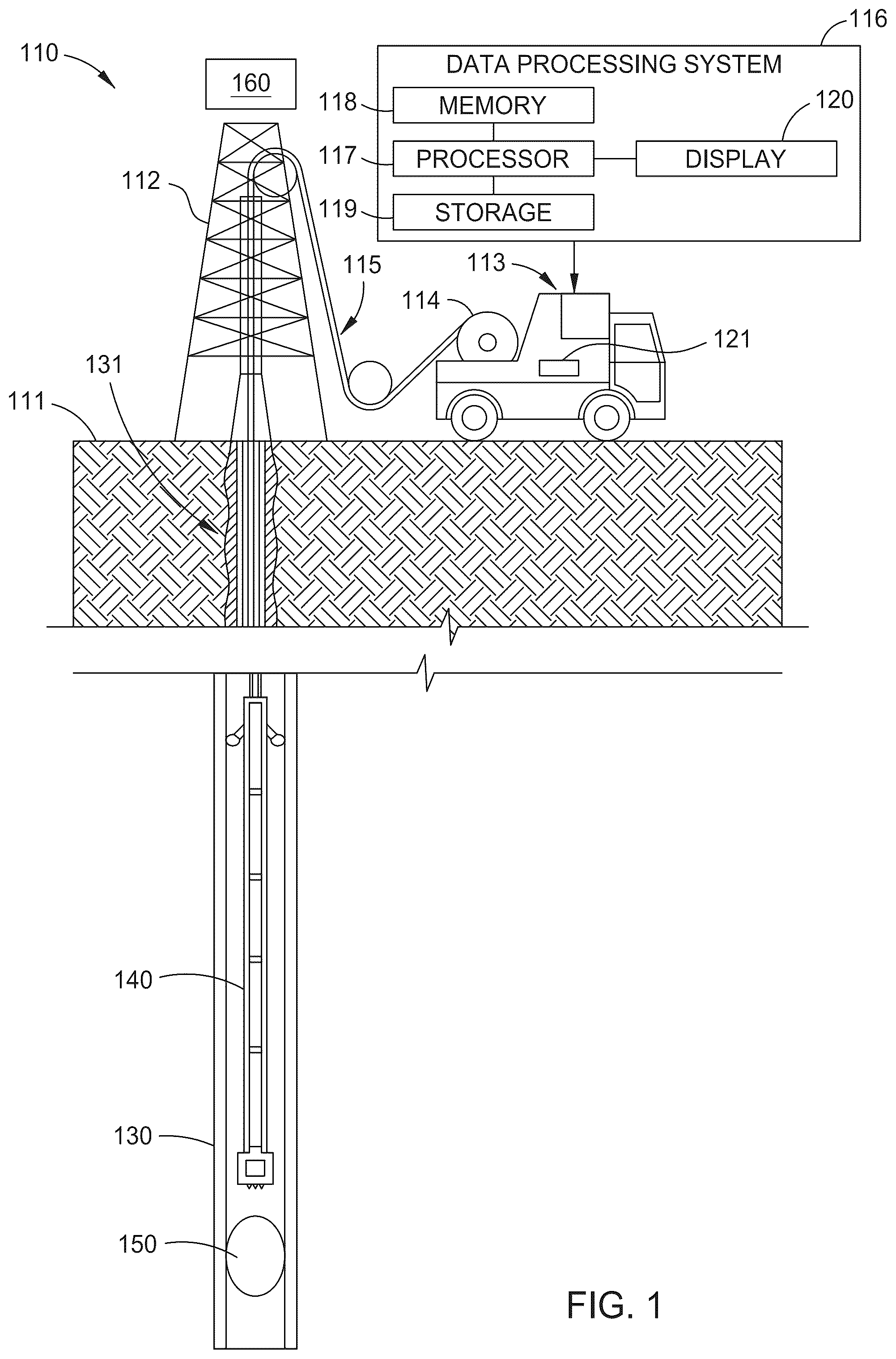 Patent US12338699 Figure 1 – Real time automated control method for wireline downhole debris collecting while milling operation