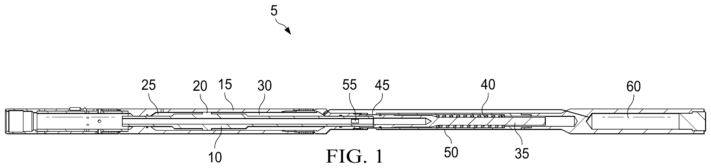 Patent US12338710 — Tubing pressure insensitive safety valve with hydrostatic compensation — Figure 1
