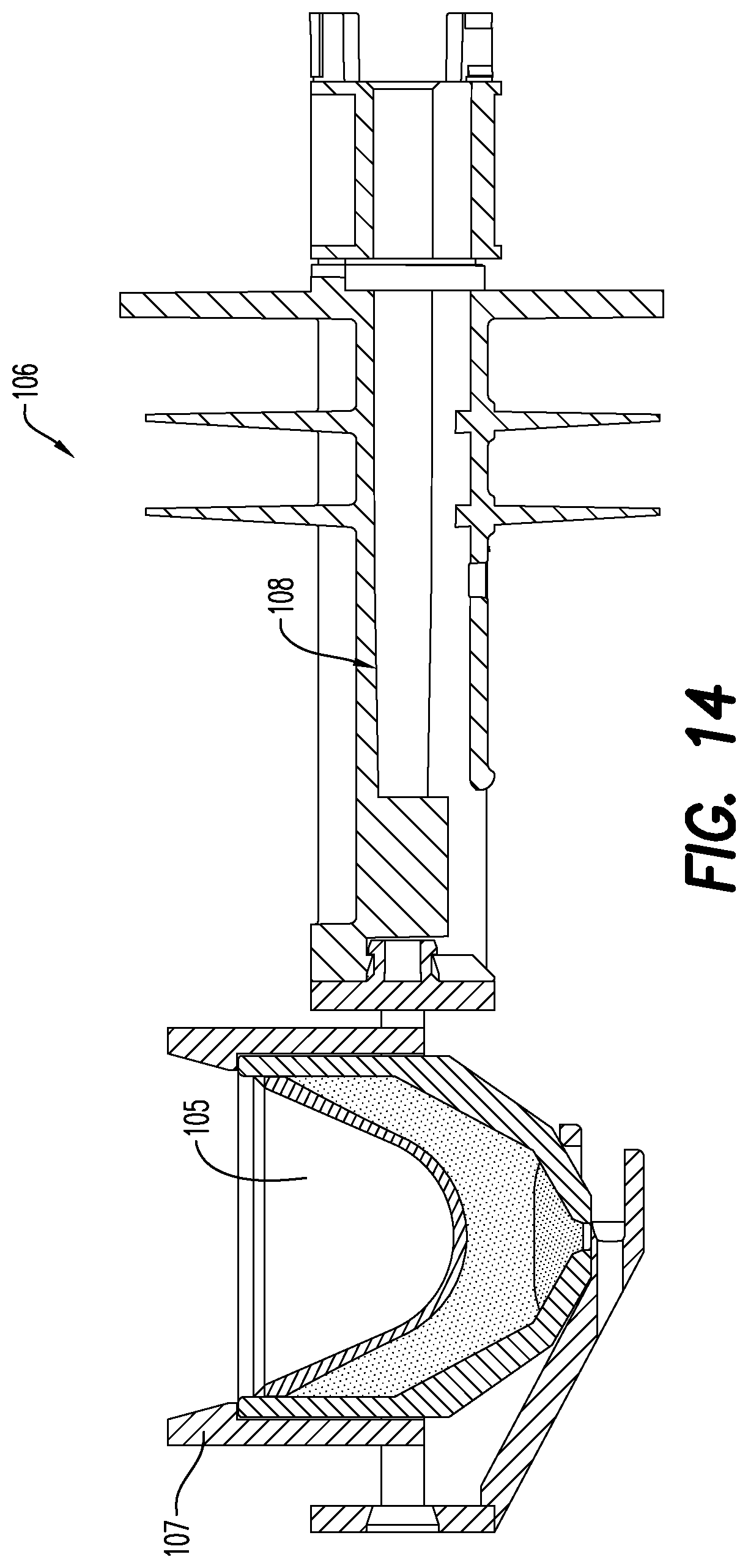 Patent US12338716 Figure 11 – Perforating gun assembly with performance optimized shaped charge load
