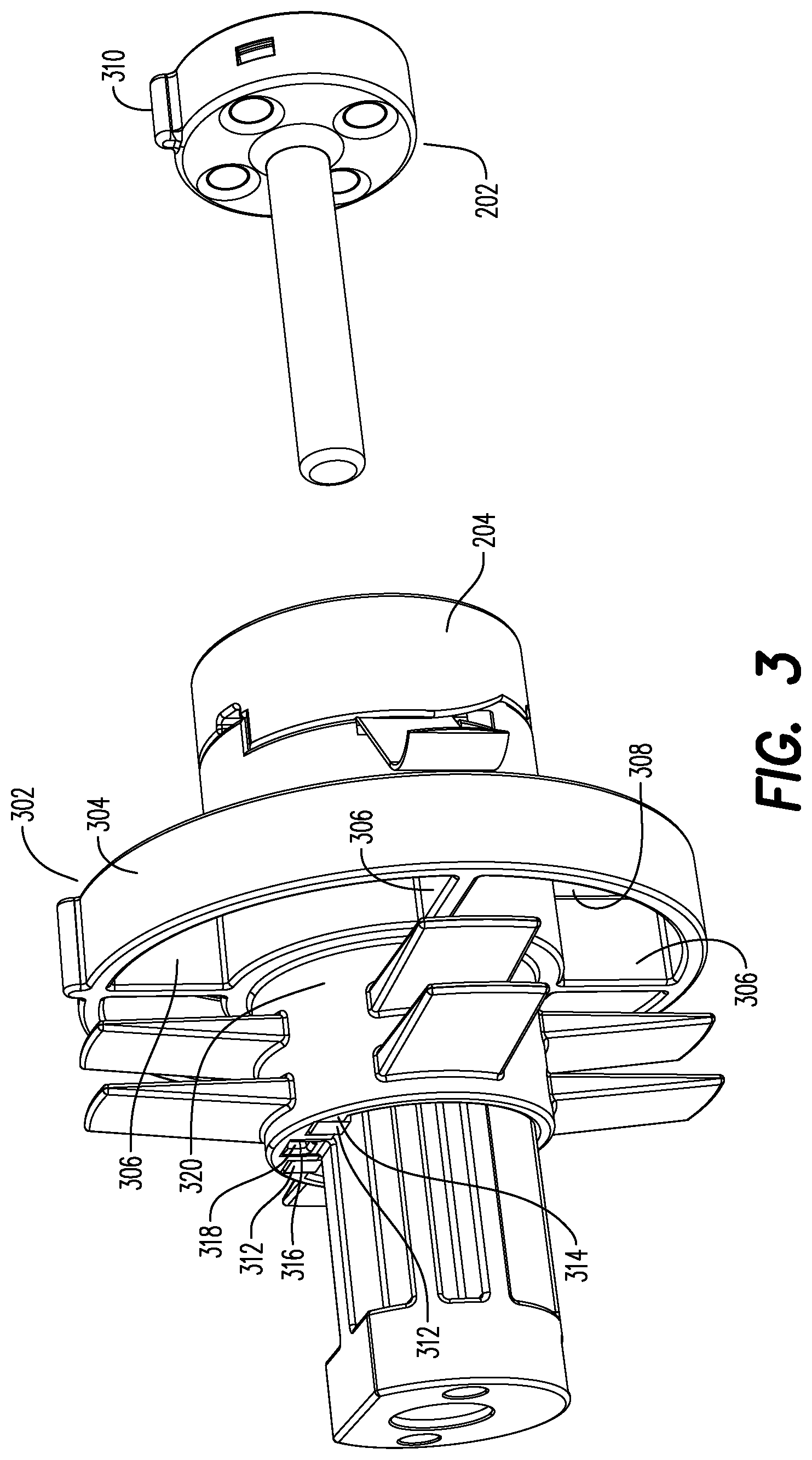 Patent US12338718 Figure 3 – Orienting perforation gun assembly