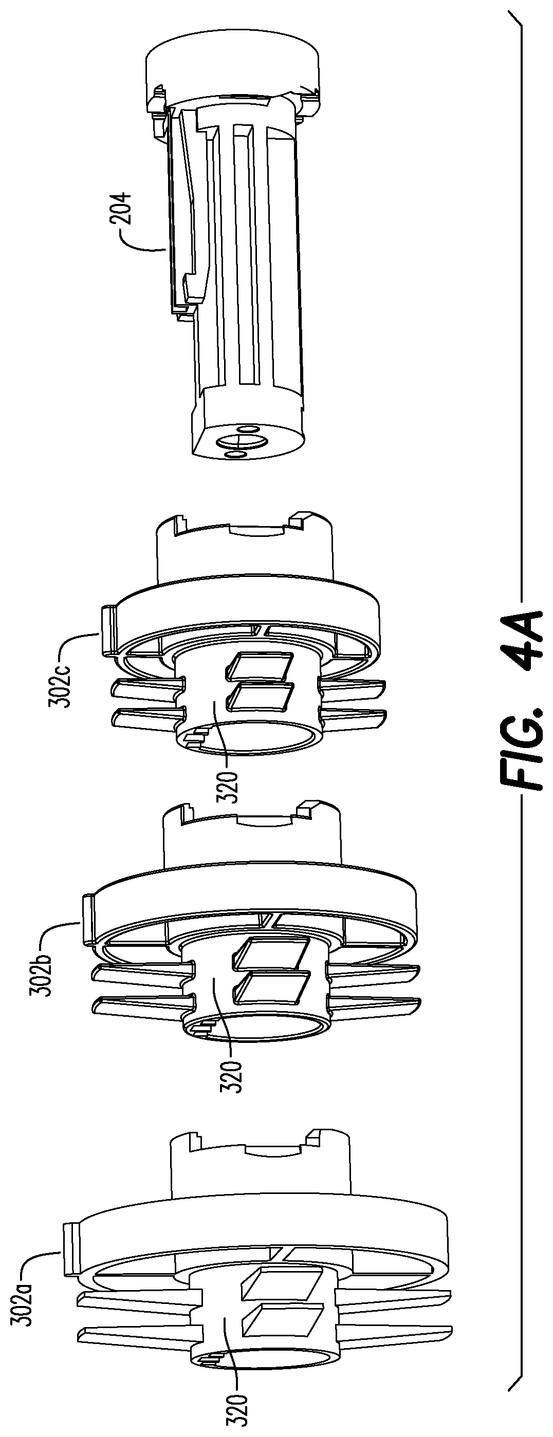 Patent US12338718 Figure 4 – Orienting perforation gun assembly