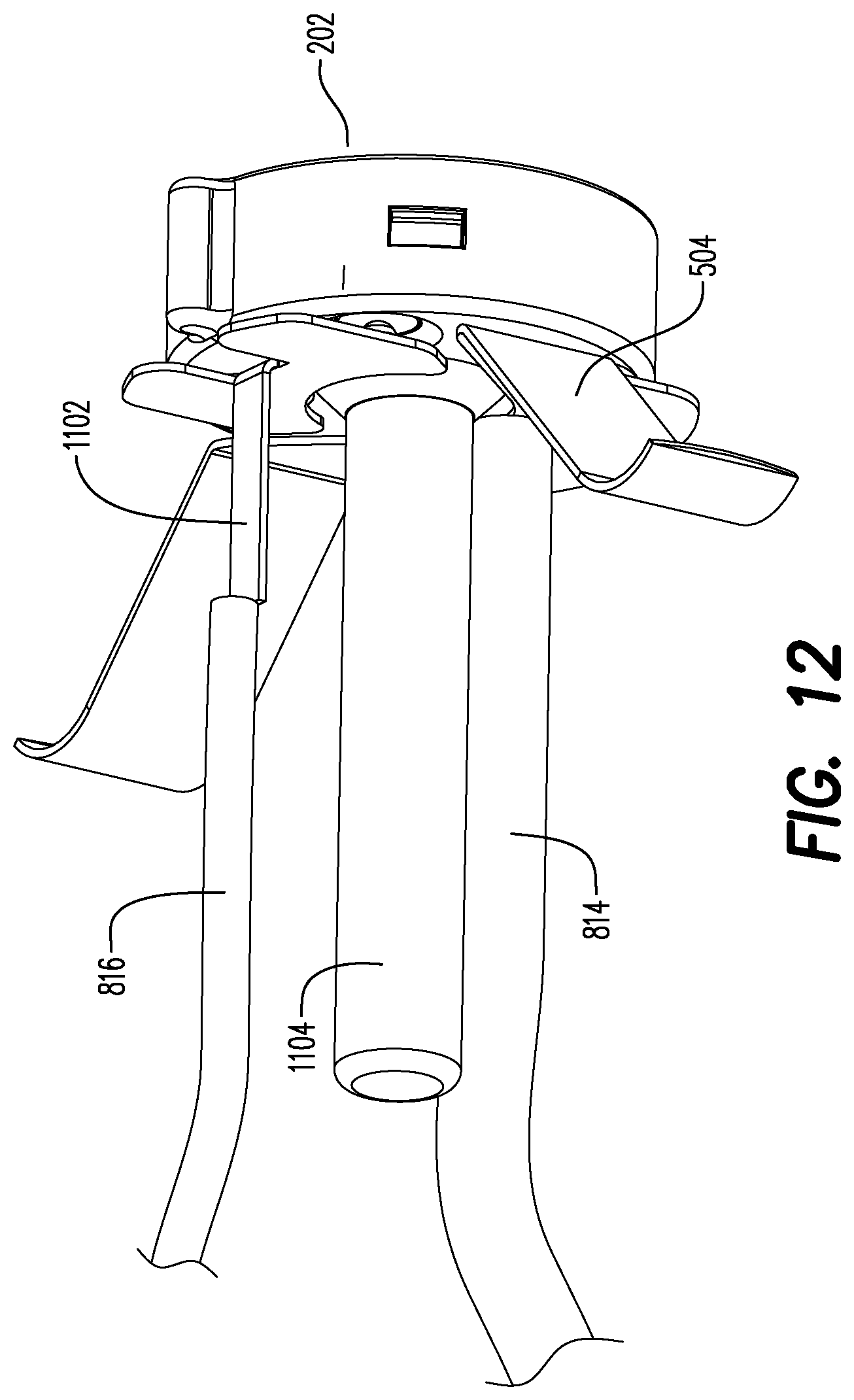 Patent US12338718 Figure 13 – Orienting perforation gun assembly