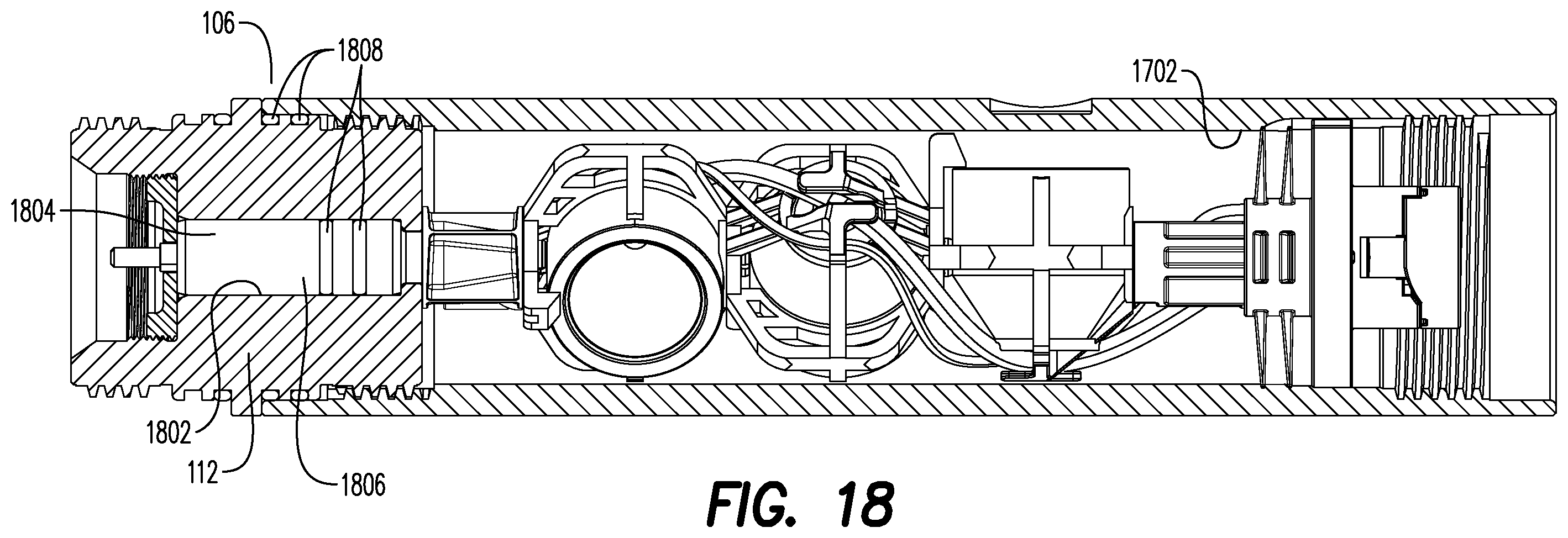 Patent US12338718 Figure 19 – Orienting perforation gun assembly