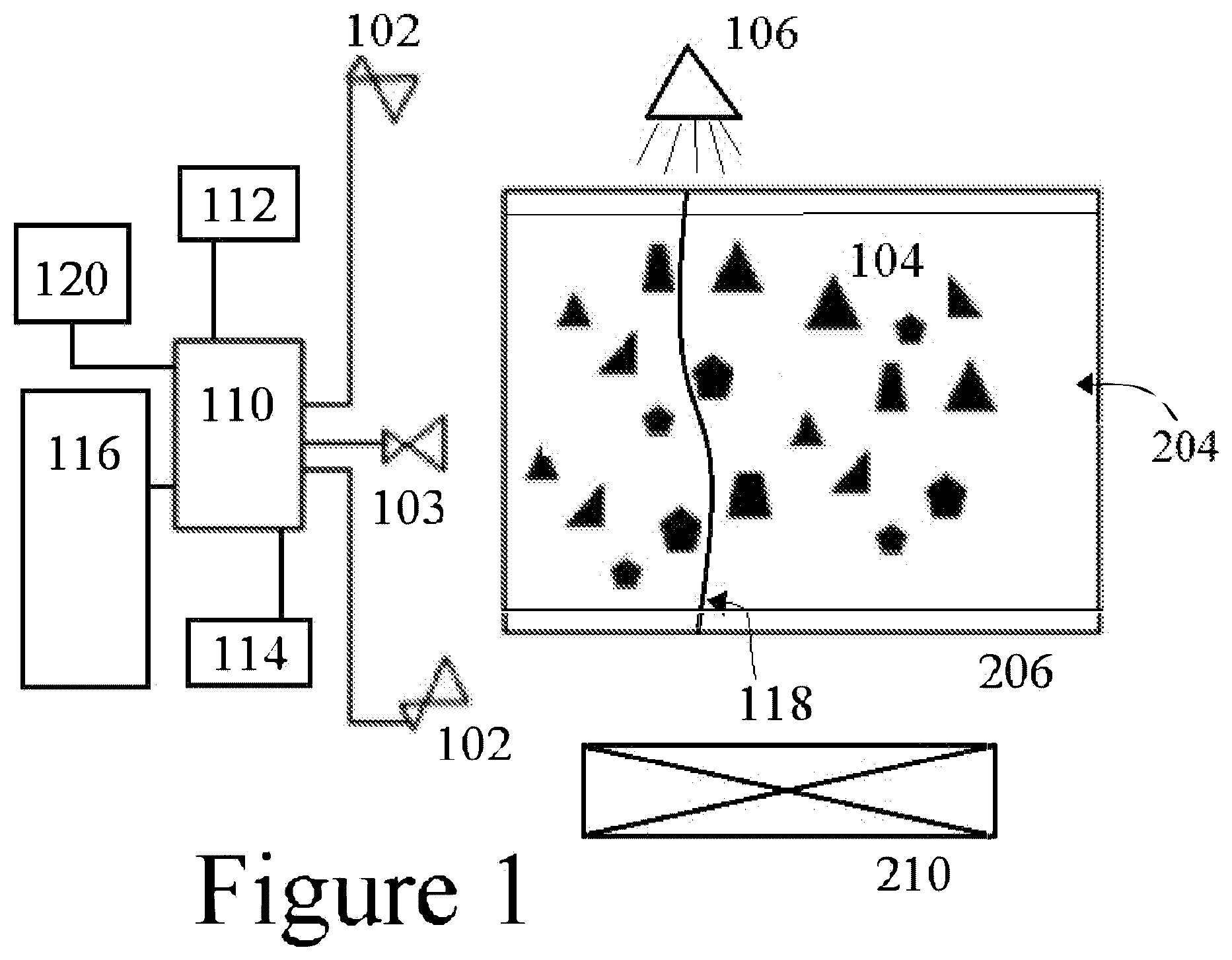 Patent US12338723 Figure 1 – System and method for measuring characteristics of cuttings from drilling operations with computer vision