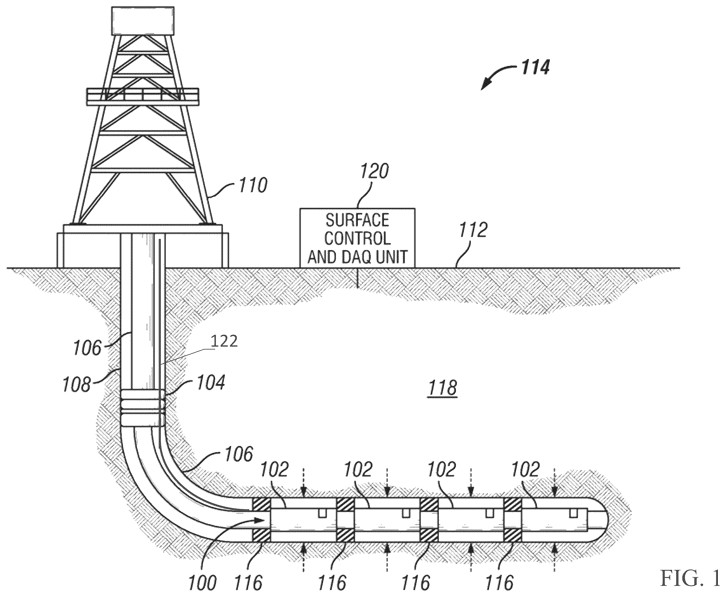Patent US12338726 Figure 1 – Engineered acoustics for downhole equipment