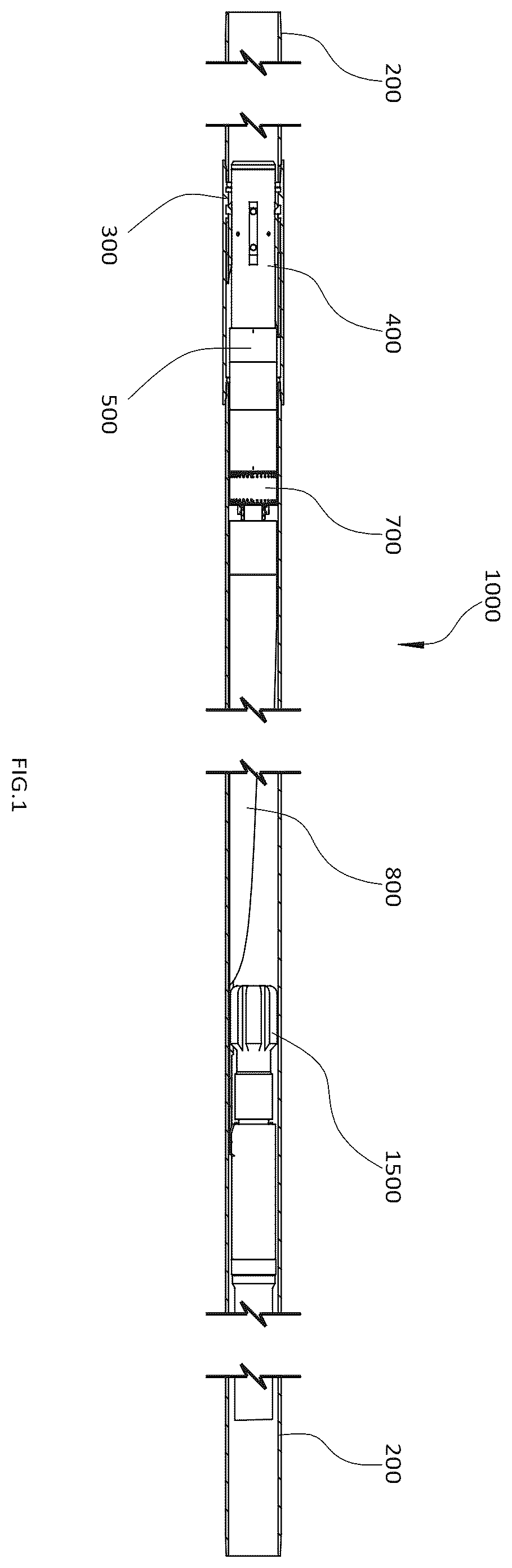 Patent US12338730 Figure 1 – System and method for orienting and anchoring downhole tools