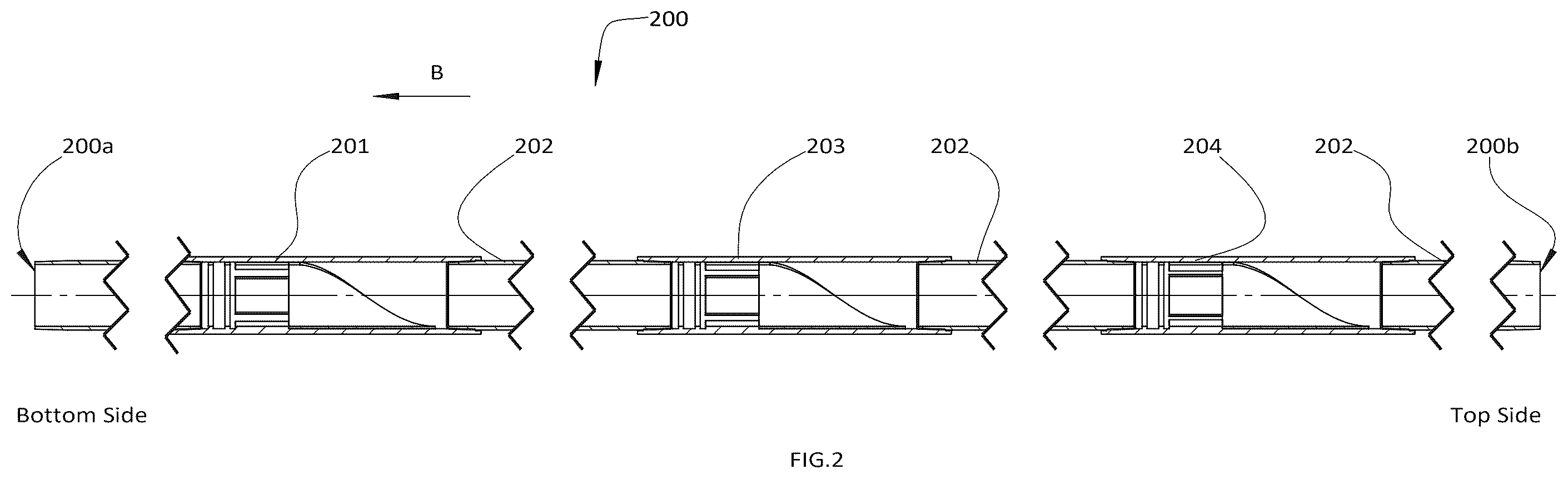 Patent US12338730 Figure 2 – System and method for orienting and anchoring downhole tools