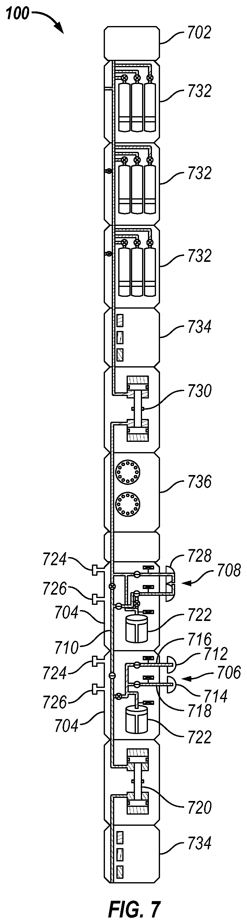 Patent US12338733 Figure 6 – Method and apparatus for downhole fluid microsample collection with staged hydraulic actuation