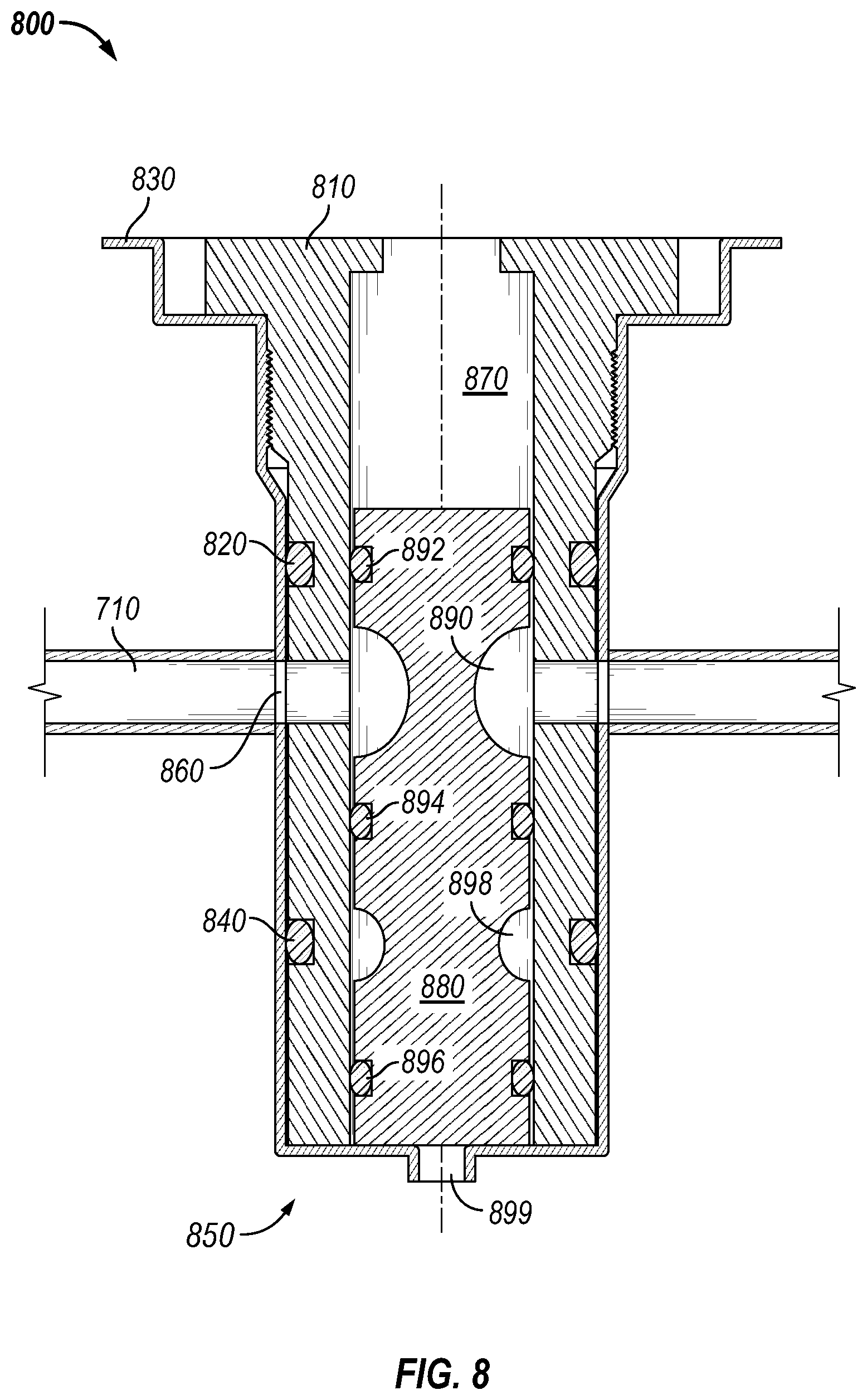 Patent US12338733 Figure 7 – Method and apparatus for downhole fluid microsample collection with staged hydraulic actuation