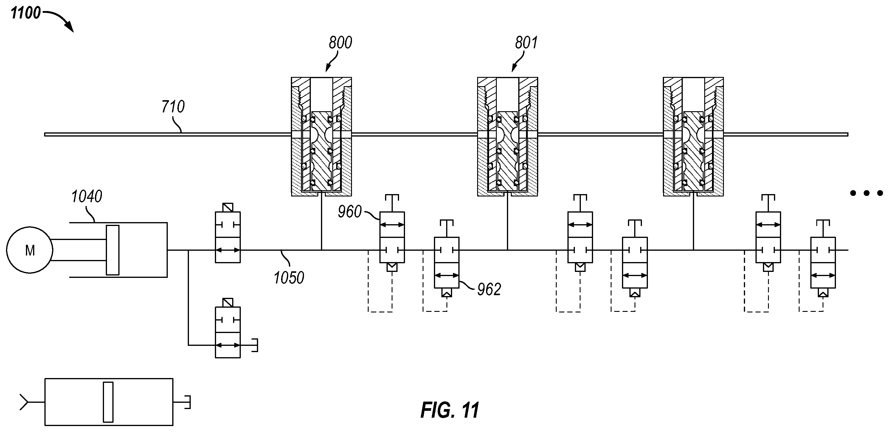 Patent US12338733 Figure 10 – Method and apparatus for downhole fluid microsample collection with staged hydraulic actuation
