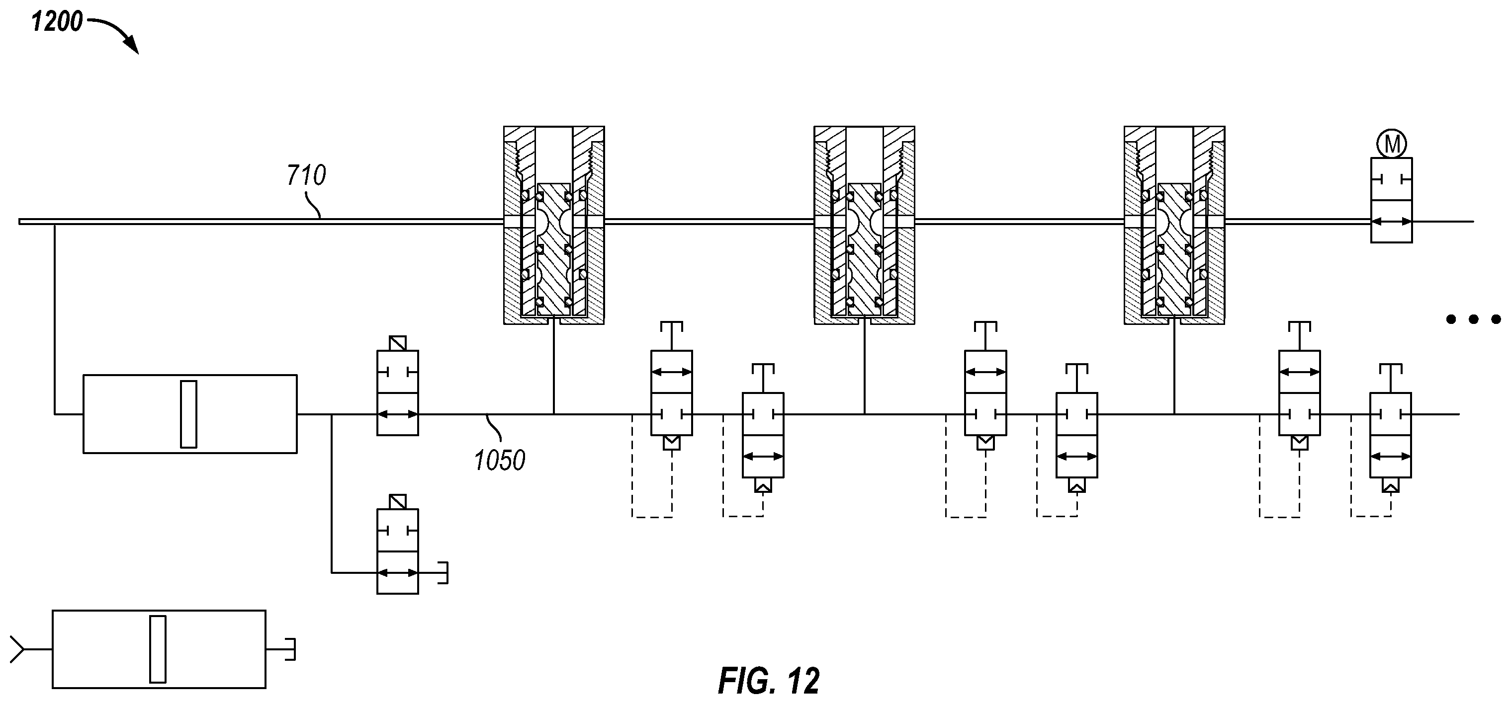 Patent US12338733 Figure 11 – Method and apparatus for downhole fluid microsample collection with staged hydraulic actuation