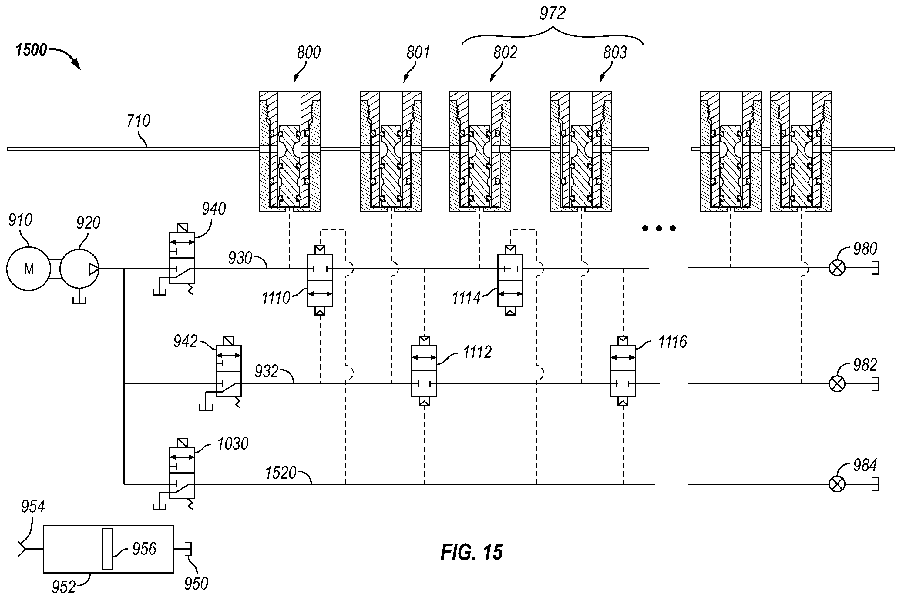 Patent US12338733 Figure 14 – Method and apparatus for downhole fluid microsample collection with staged hydraulic actuation