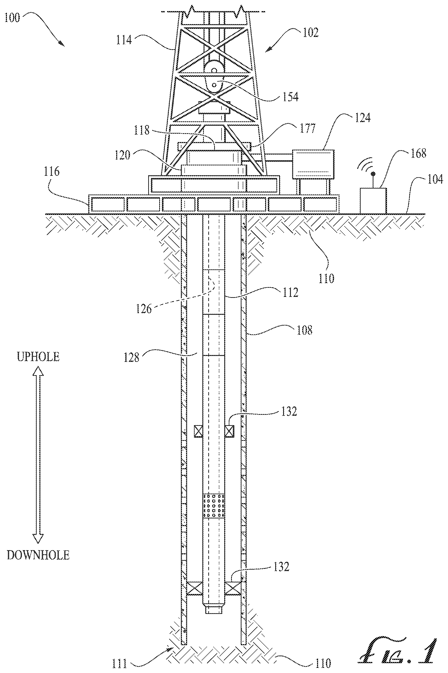 Patent US12338734 — Low emission multi-zone hydrocarbon reservoir testing — Figure 1