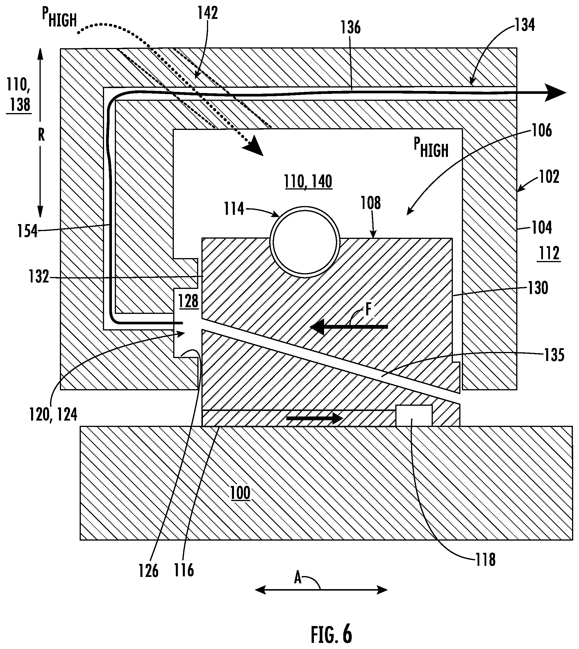 Patent US12338737 Figure 6 – Seal assembly for a turbine engine