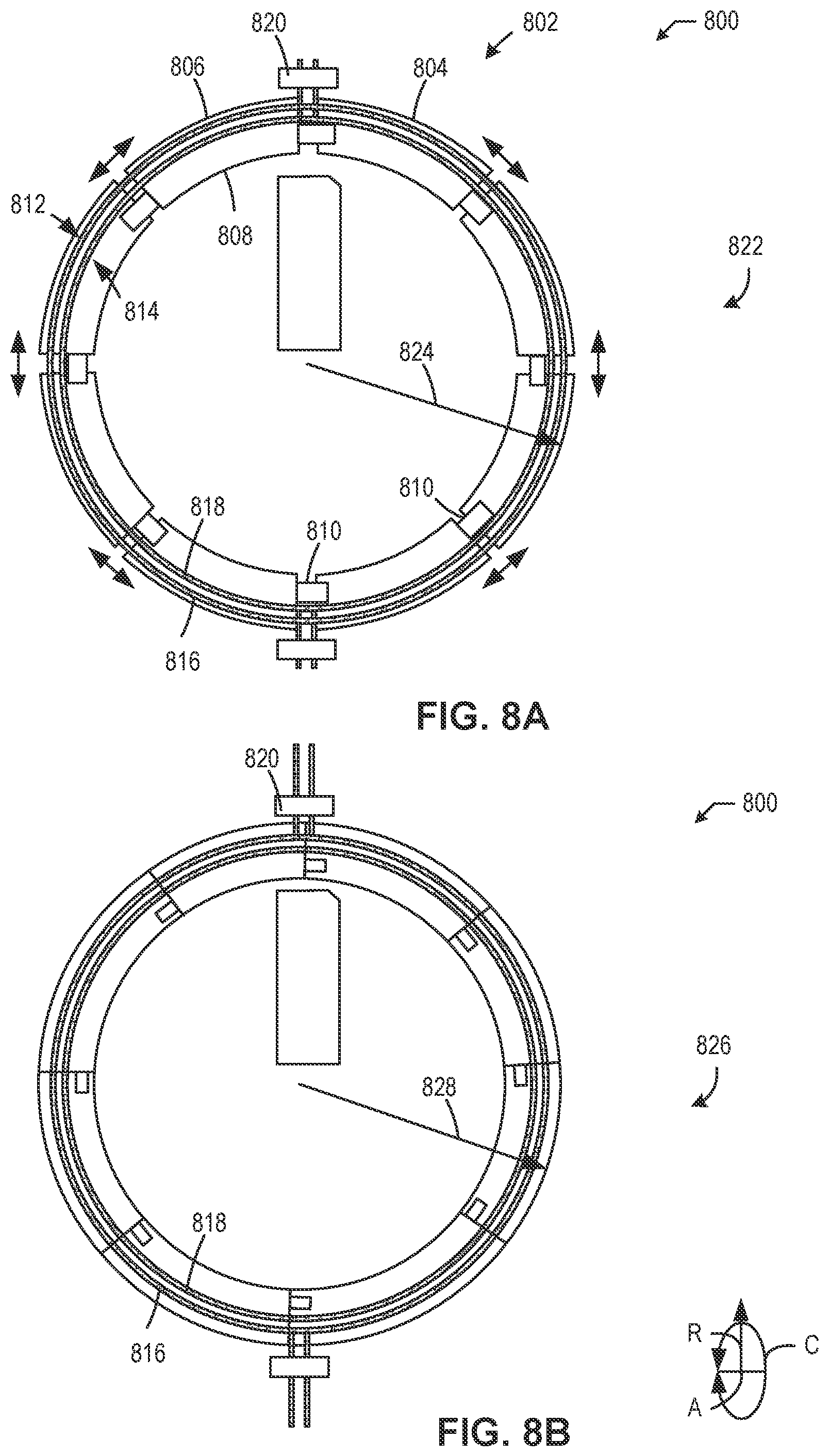 Patent US12338738 Figure 7 – Variable flowpath casings for blade tip clearance control