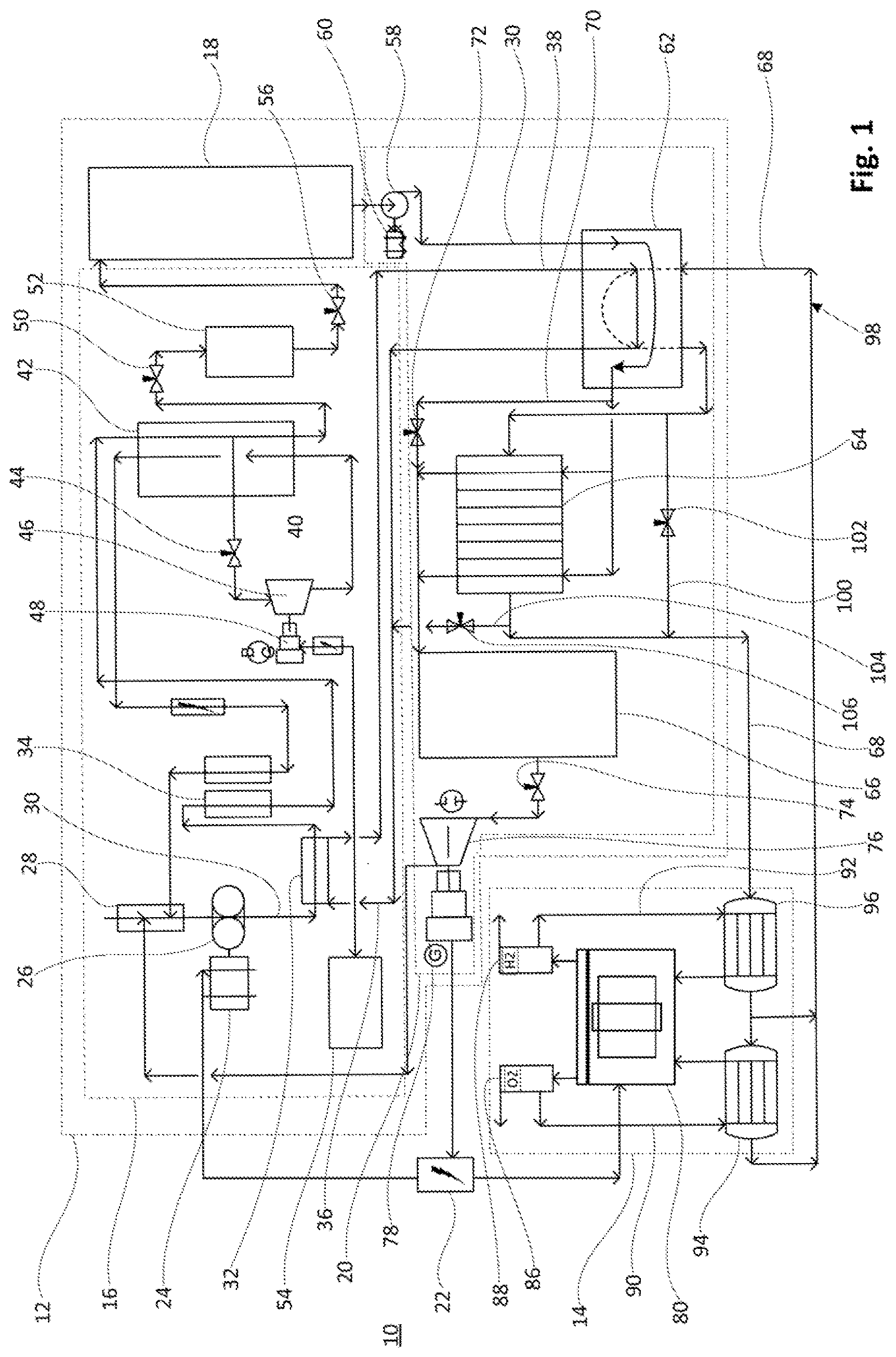 Patent US12338739 Figure 1 – System having a liquid air energy storage and power plant apparatus