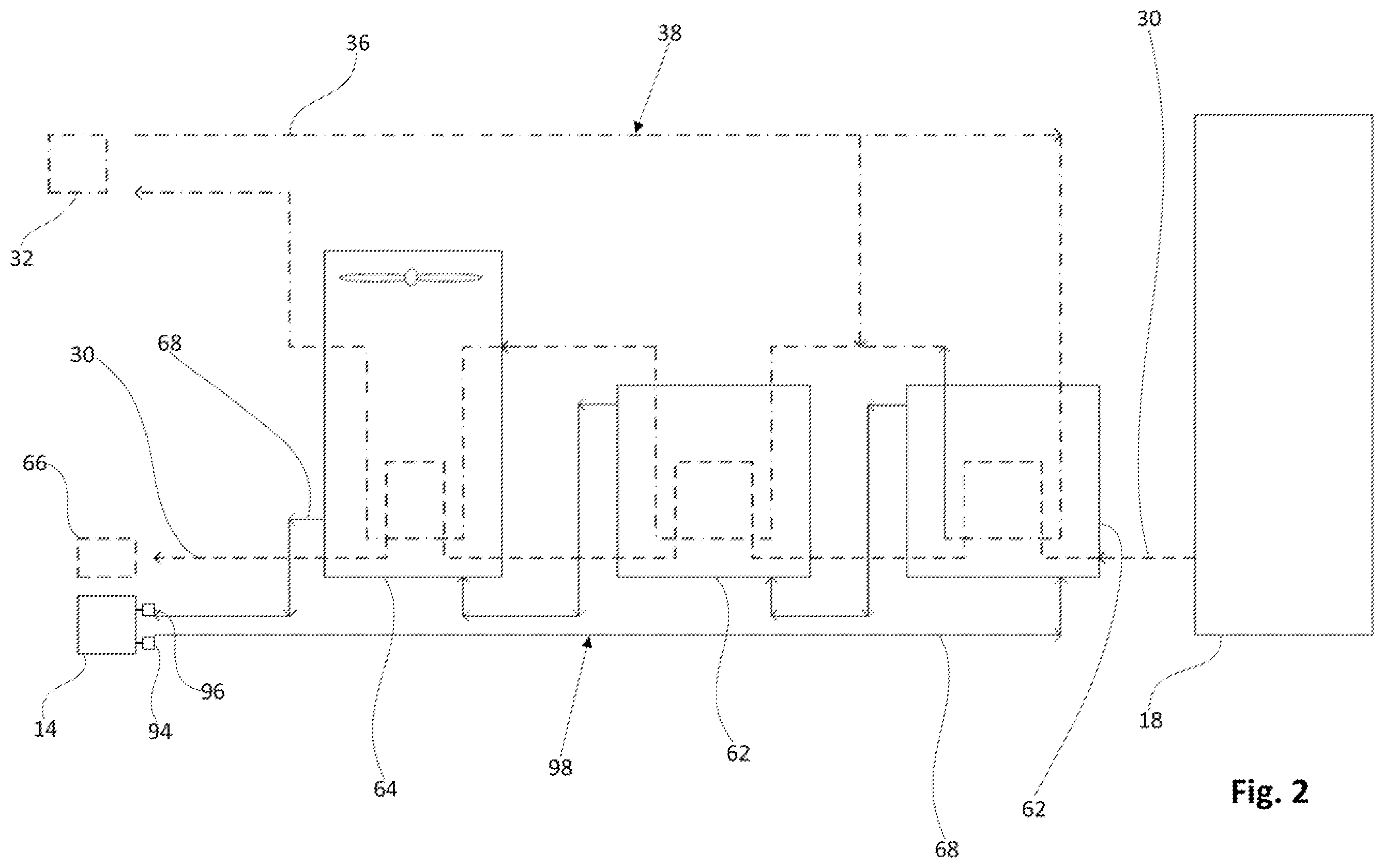 Patent US12338739 Figure 2 – System having a liquid air energy storage and power plant apparatus