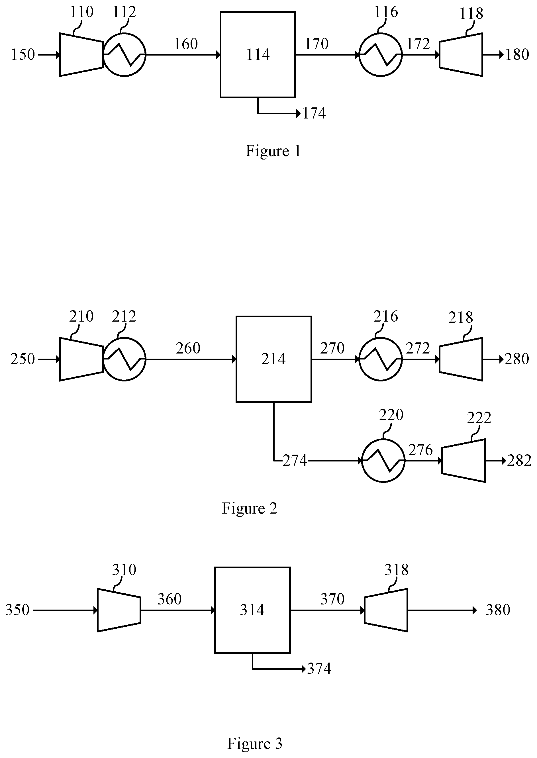 Patent US12338740 Figure 1 – Carbon capture system and method with recuperative power recovery