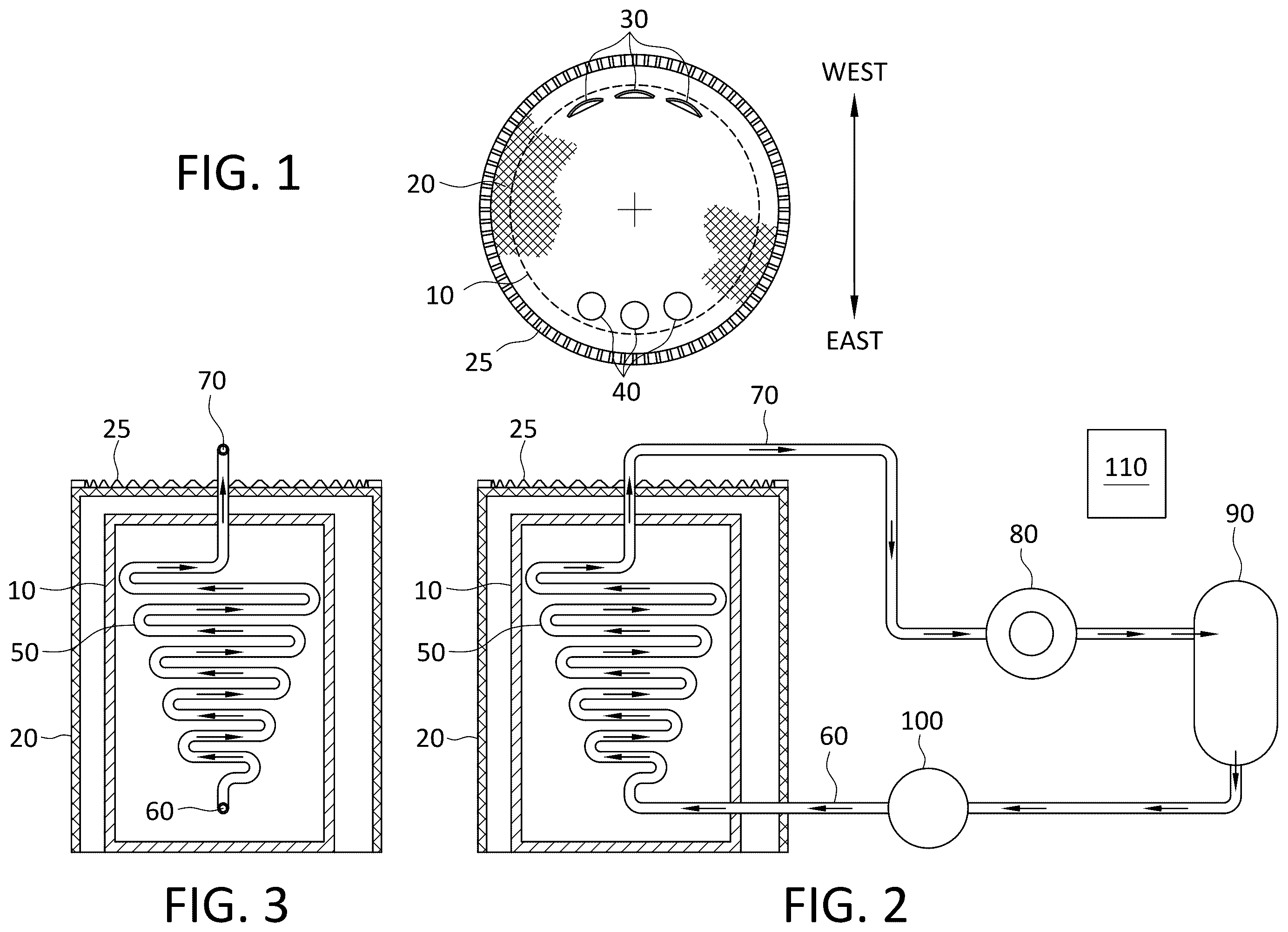 Patent US12338742 Figure 1 – Solar energy to electrical energy or solar thermal power plant for the generation of electricity