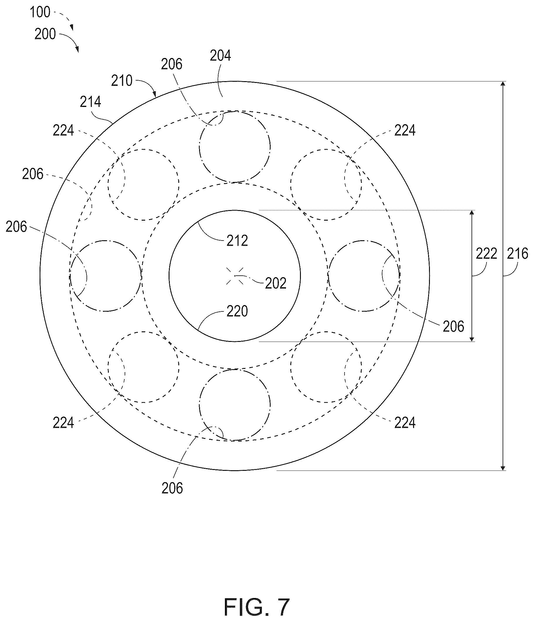 Patent US12338744 Figure 7 – Nacelle inlet structures, engine assemblies and vehicles including the same, and related methods
