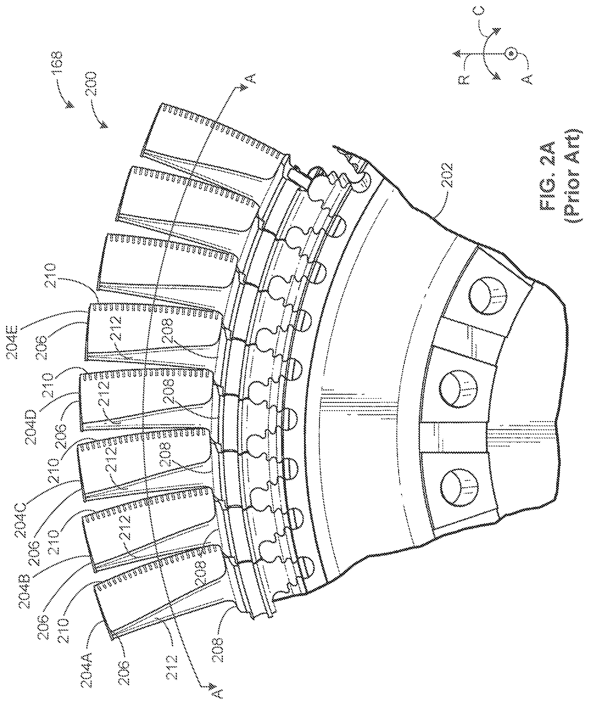 Patent US12338746 Figure 2 – Aerodynamically mistuned airfoils for unsteady loss reduction