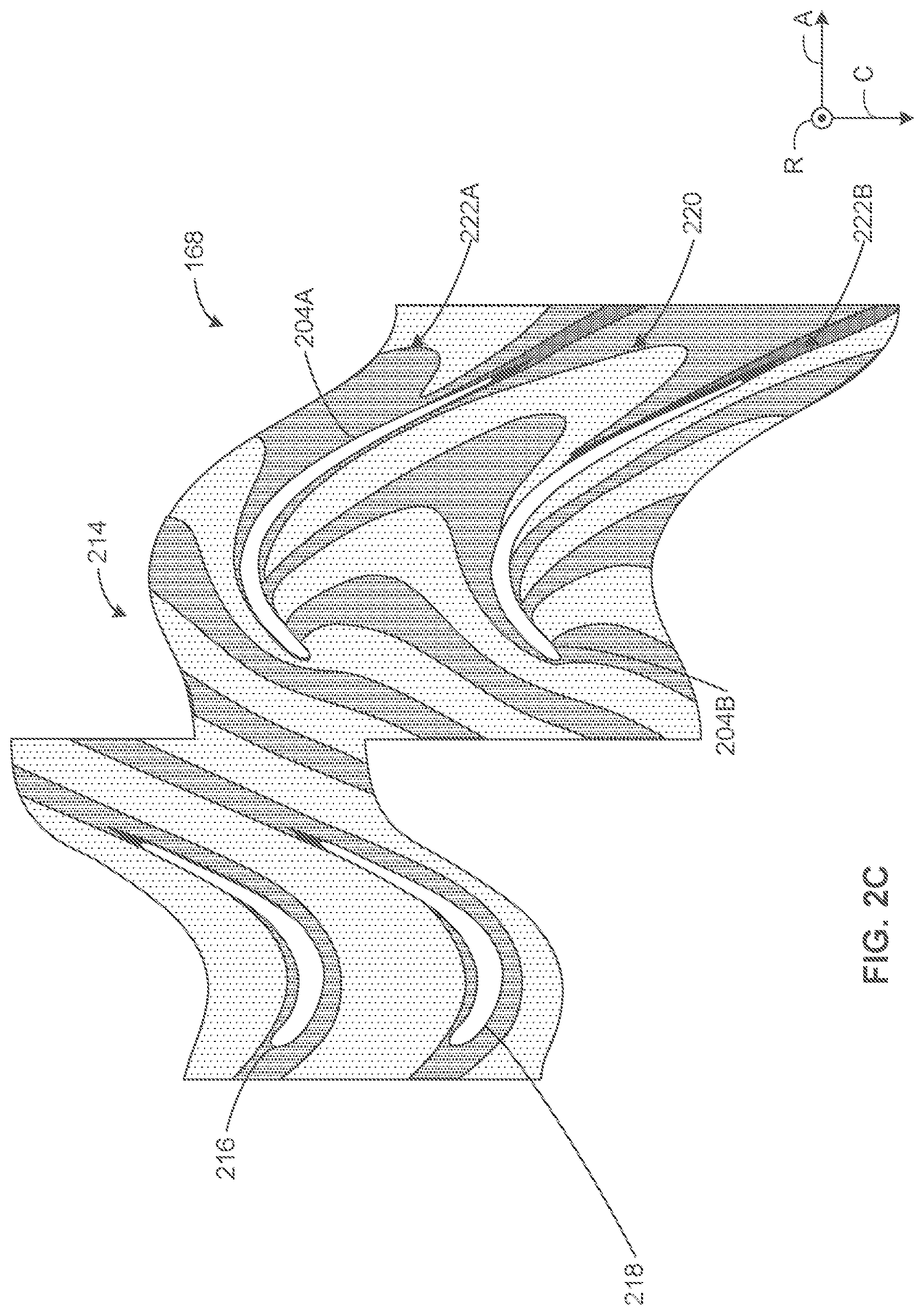 Patent US12338746 Figure 4 – Aerodynamically mistuned airfoils for unsteady loss reduction