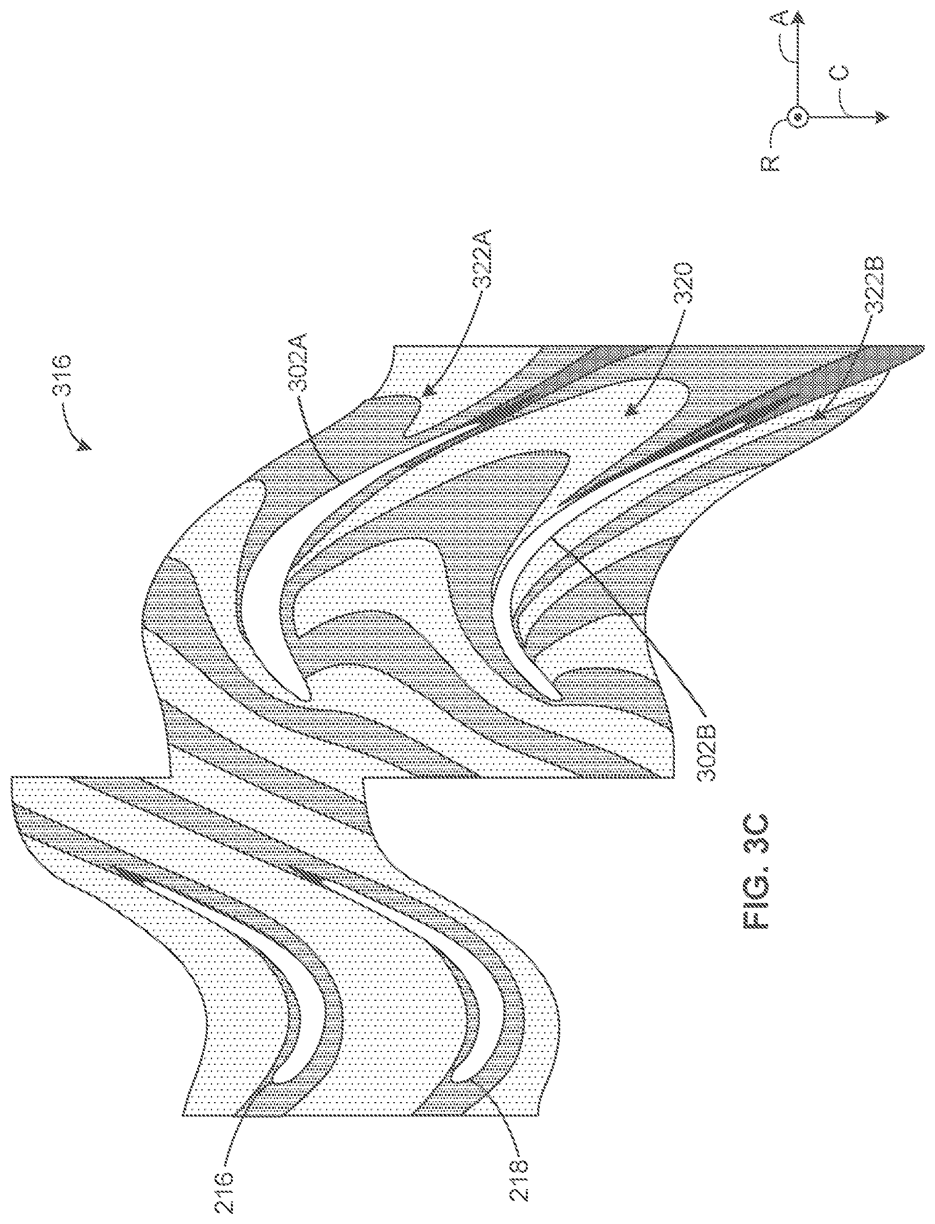 Patent US12338746 Figure 7 – Aerodynamically mistuned airfoils for unsteady loss reduction