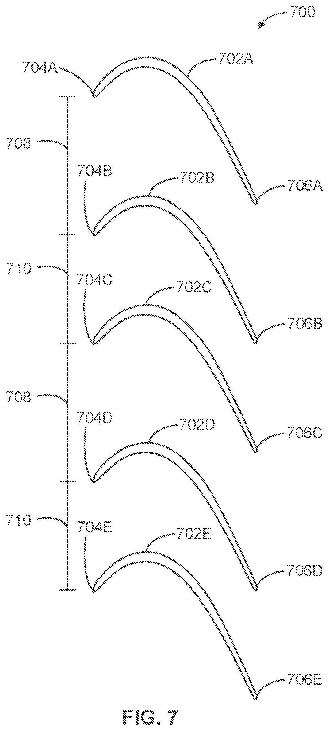 Patent US12338746 Figure 14 – Aerodynamically mistuned airfoils for unsteady loss reduction