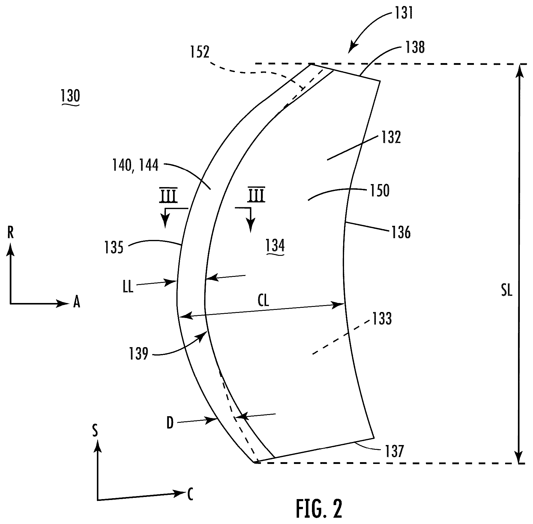 Patent US12338747 Figure 2 – Turbine engine with composite airfoils