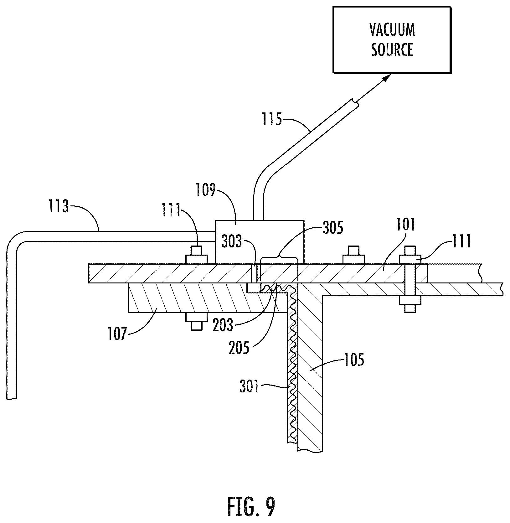 Patent US12338747 Figure 9 – Turbine engine with composite airfoils