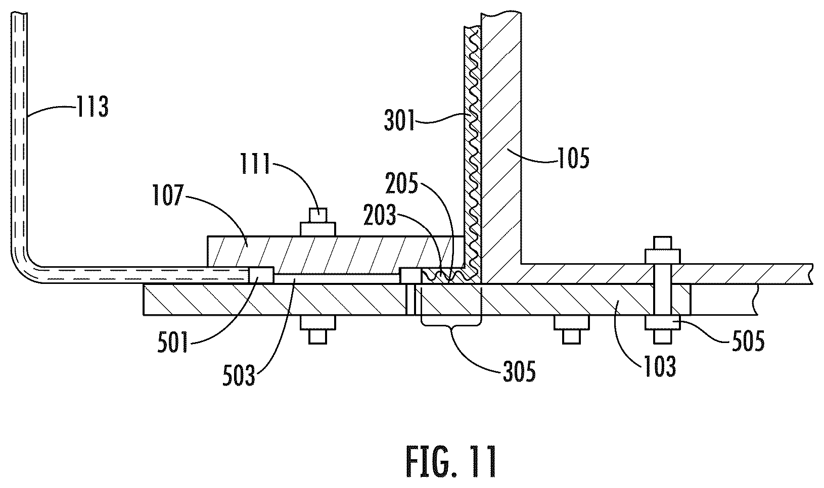 Patent US12338747 Figure 11 – Turbine engine with composite airfoils