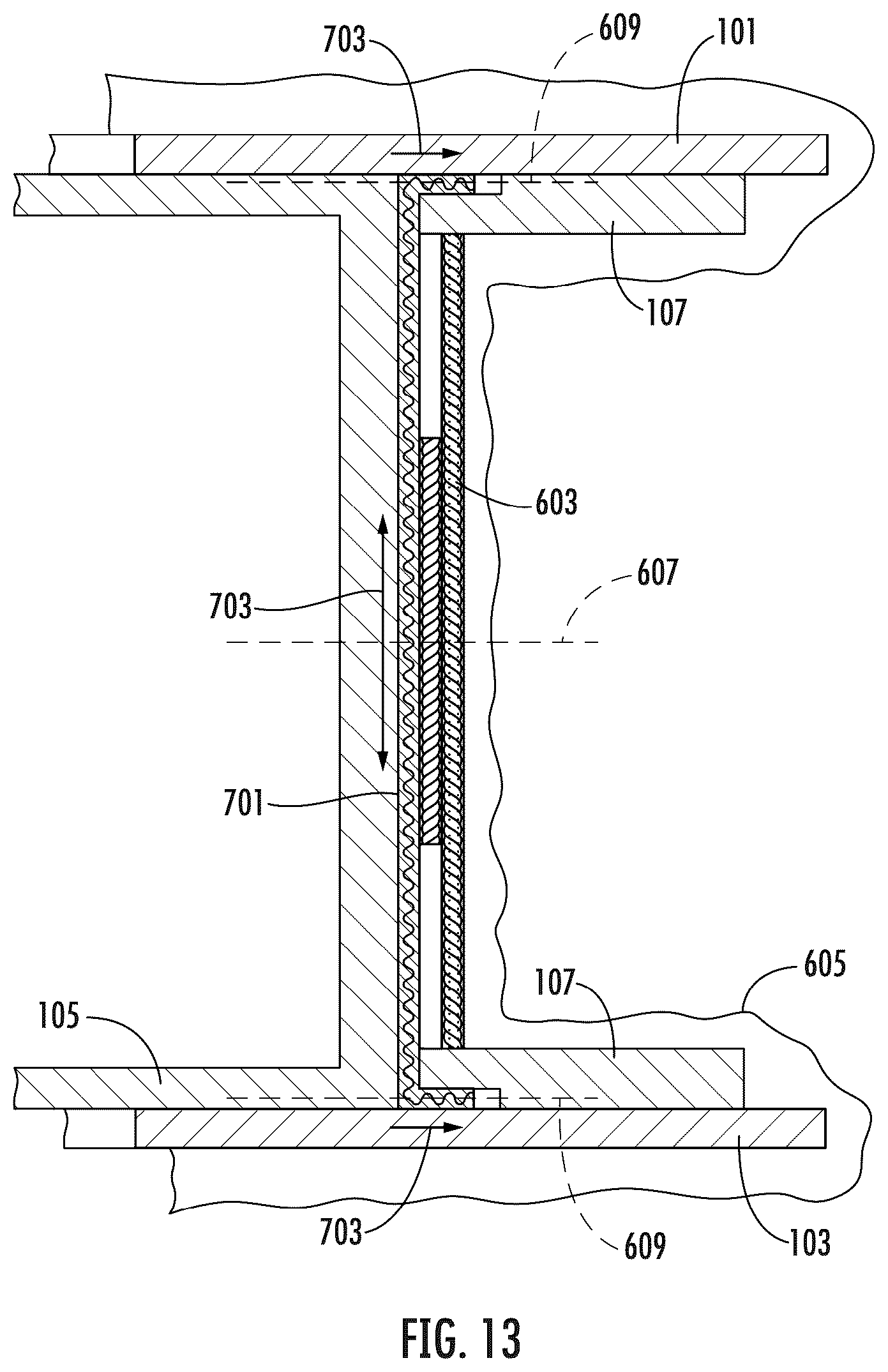 Patent US12338747 Figure 13 – Turbine engine with composite airfoils