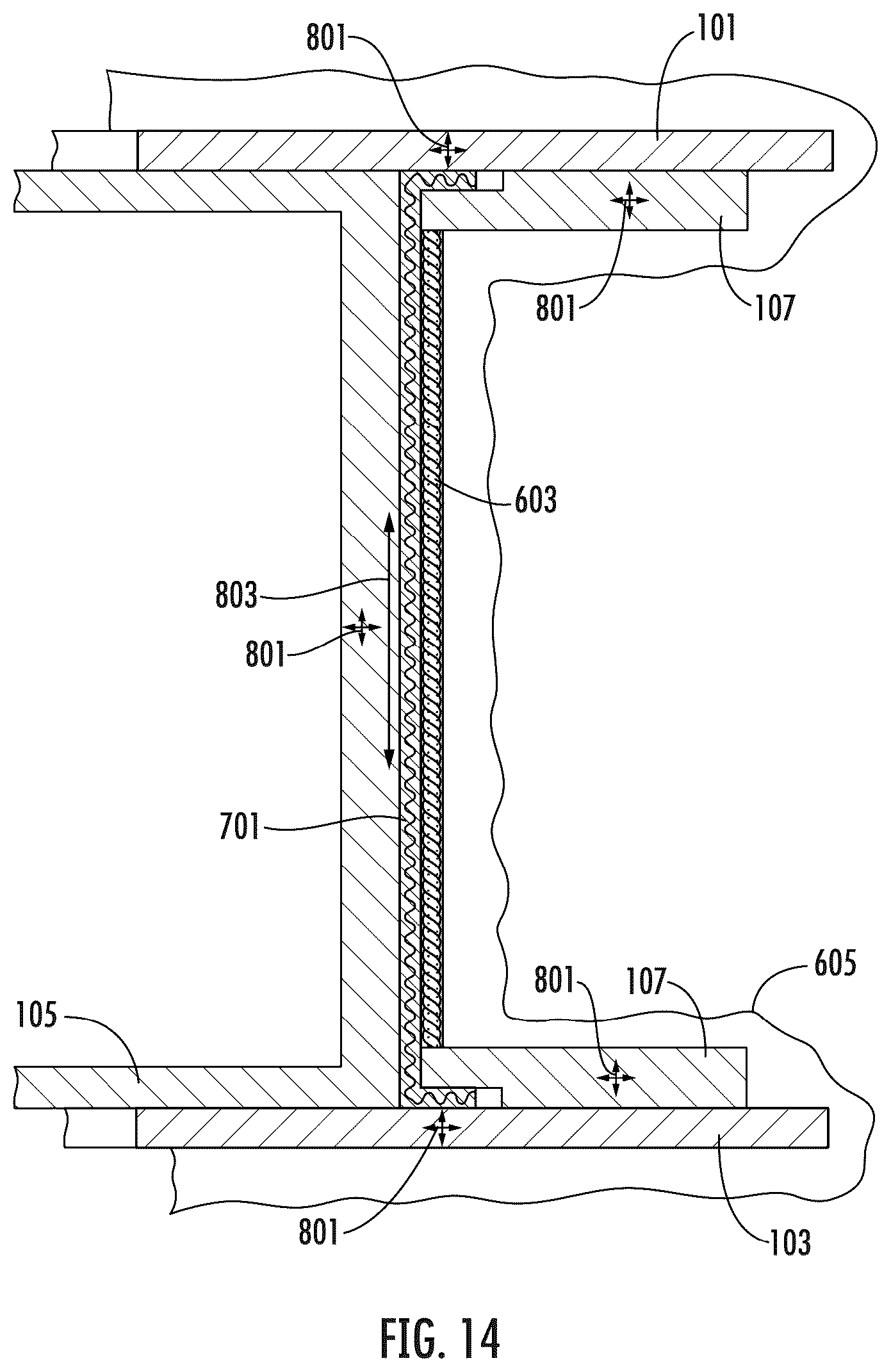Patent US12338747 Figure 14 – Turbine engine with composite airfoils