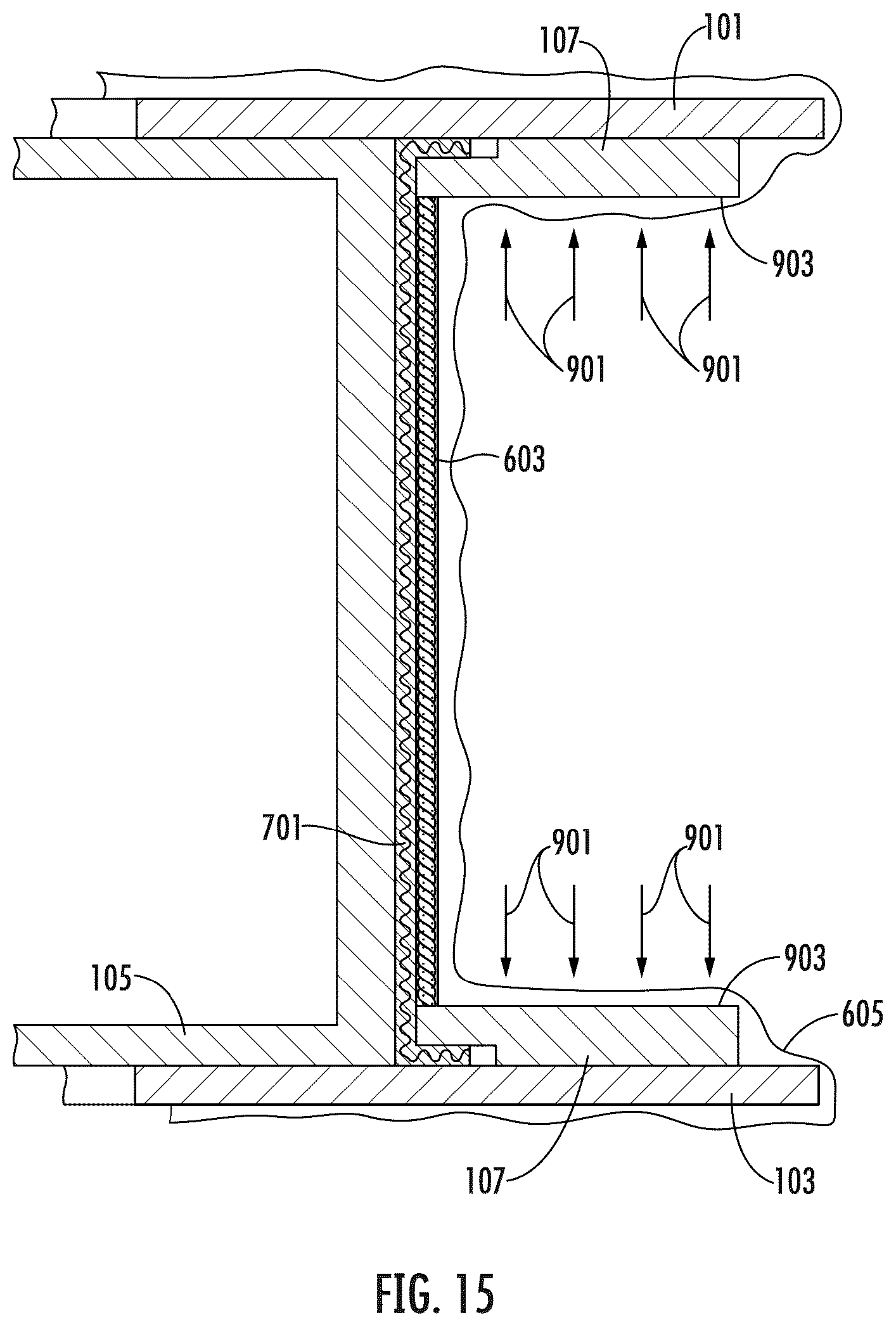 Patent US12338747 Figure 15 – Turbine engine with composite airfoils