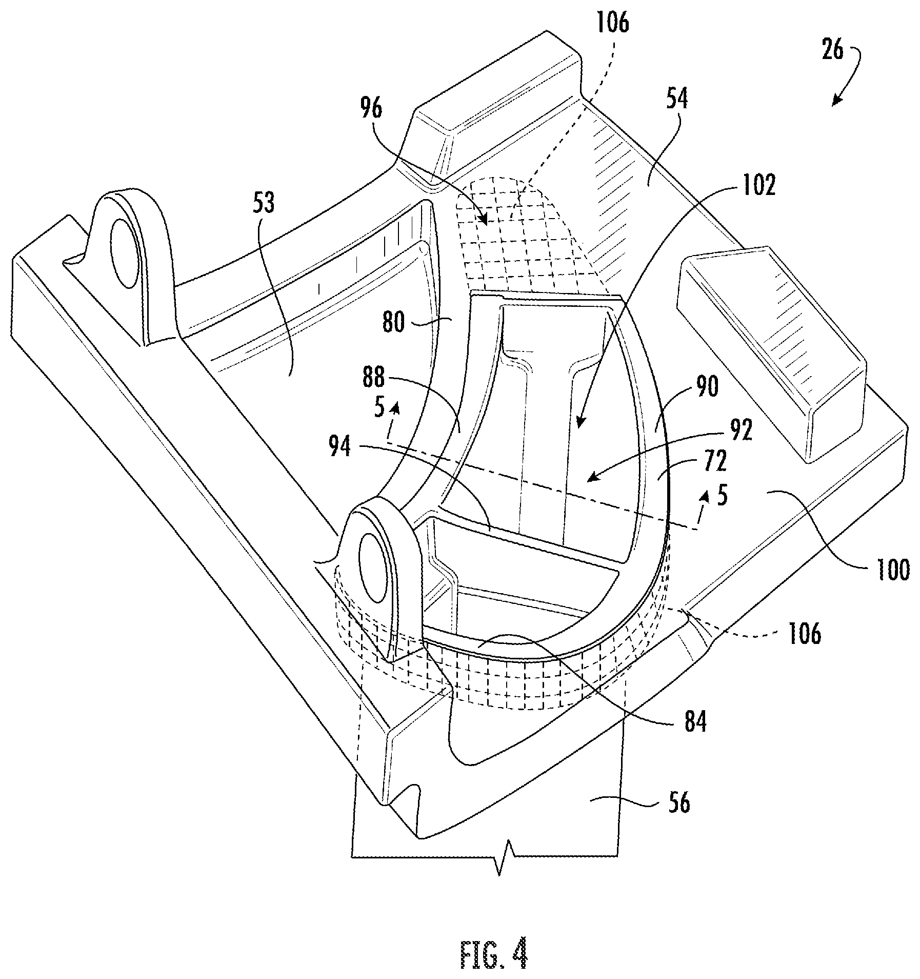 Patent US12338749 Figure 4 – Cooling circuit for a stator vane braze joint