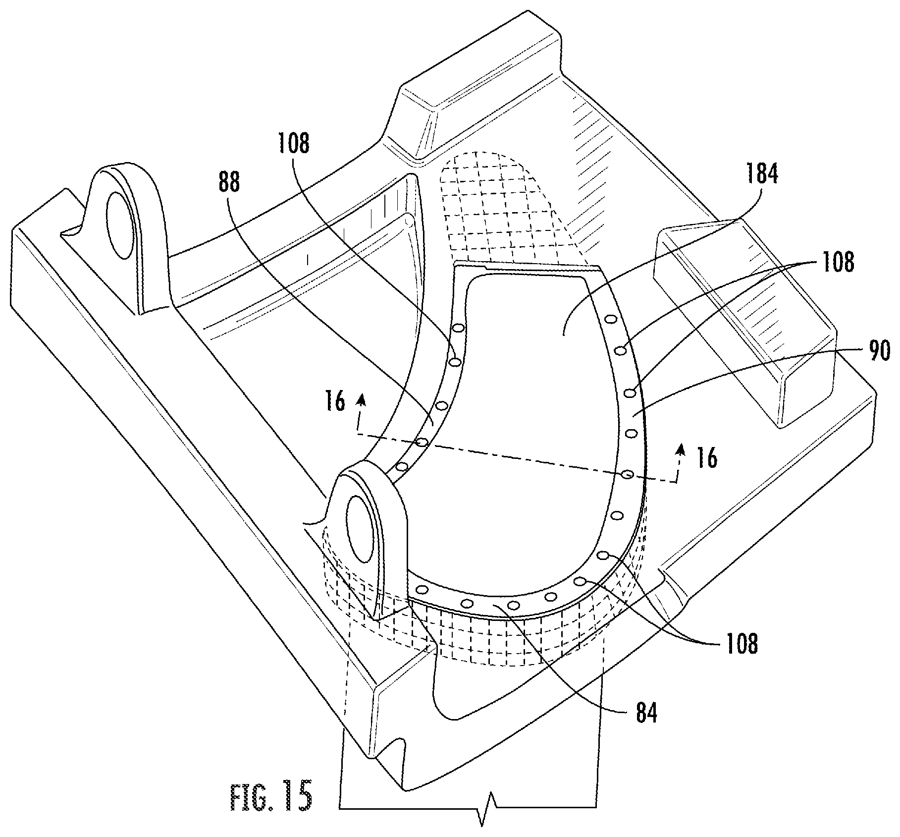 Patent US12338749 Figure 11 – Cooling circuit for a stator vane braze joint