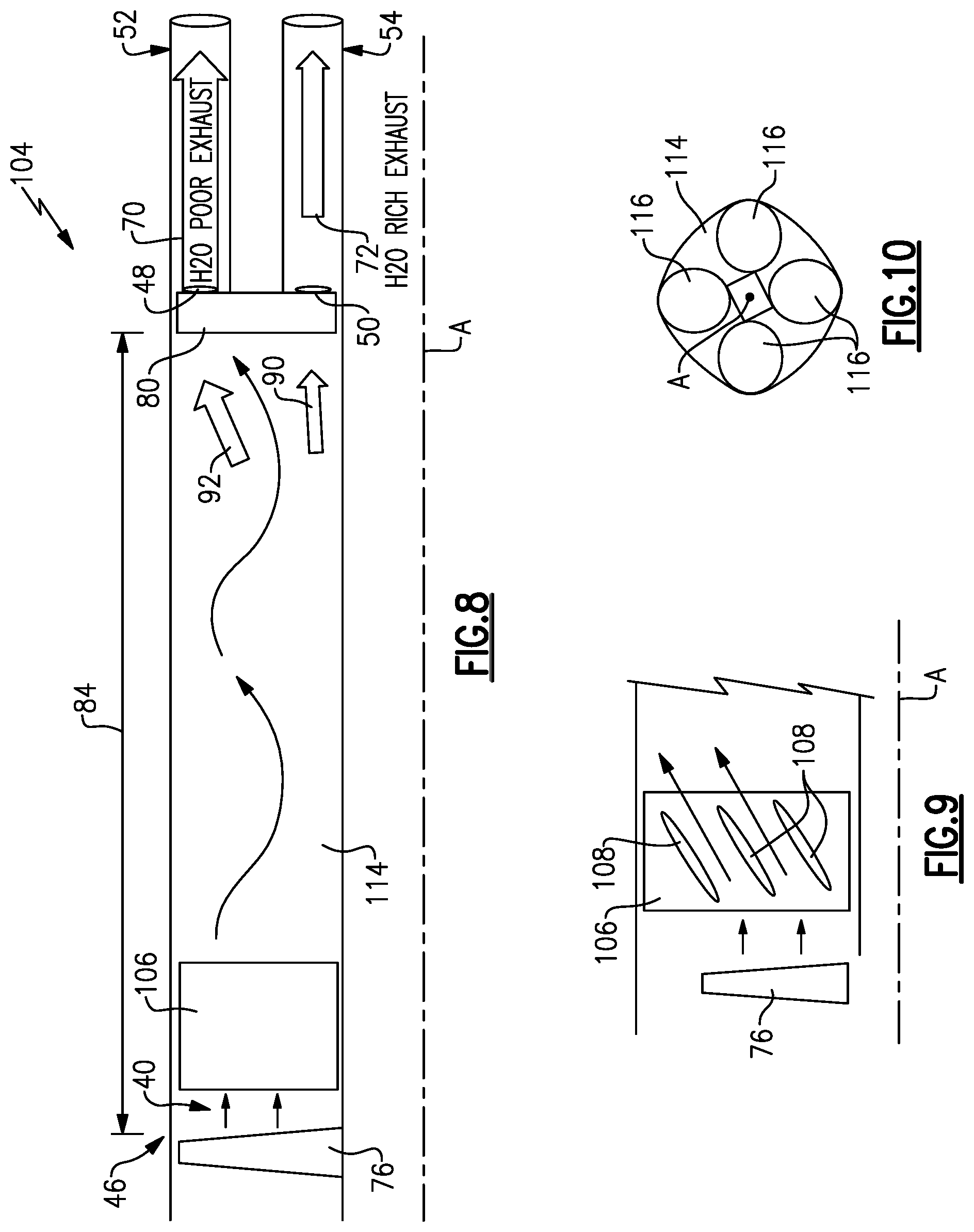 Patent US12338751 Figure 6 – Centrifugal water molecular separation