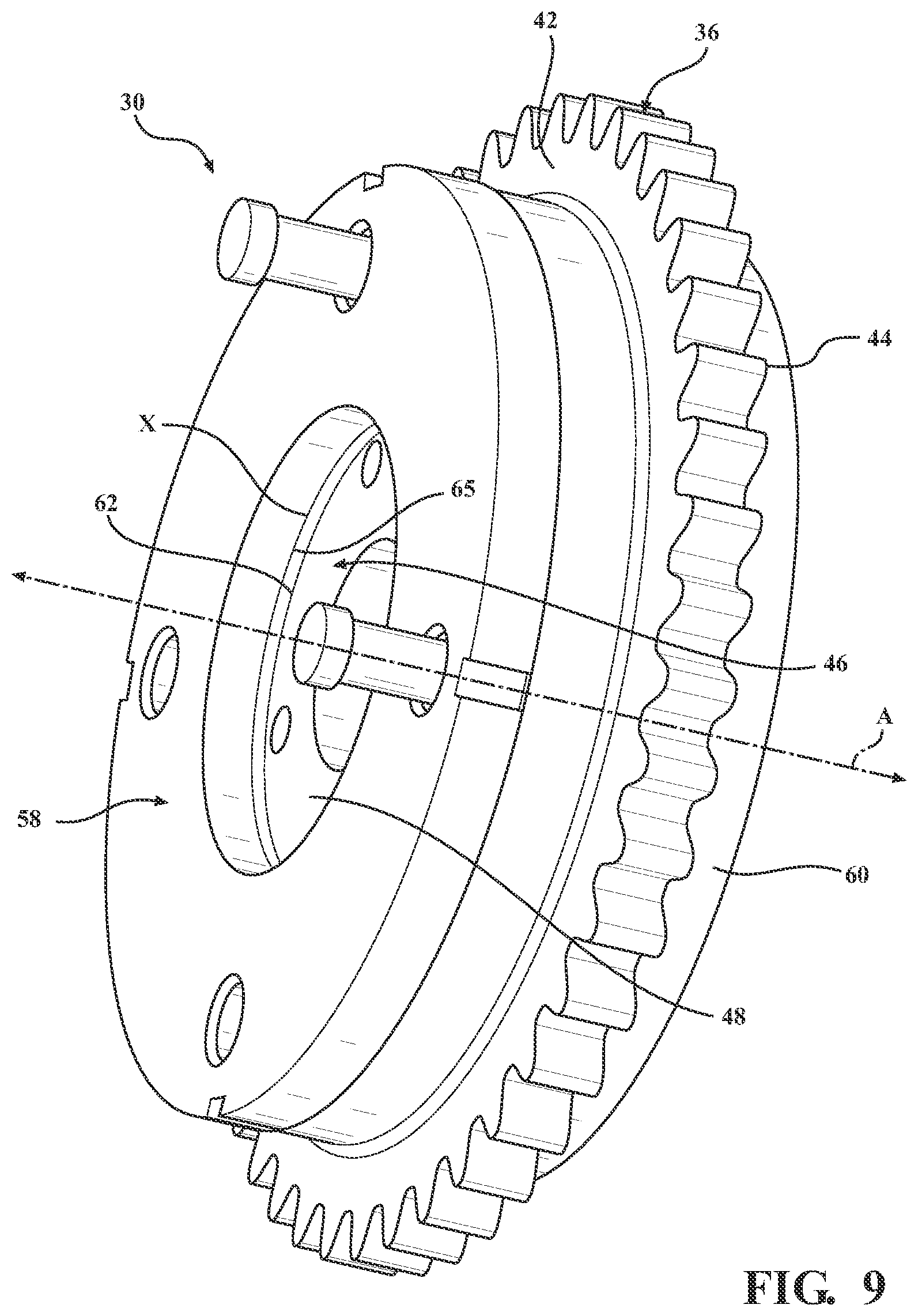 Patent US12338753 Figure 9 – Variable cam timing phaser
