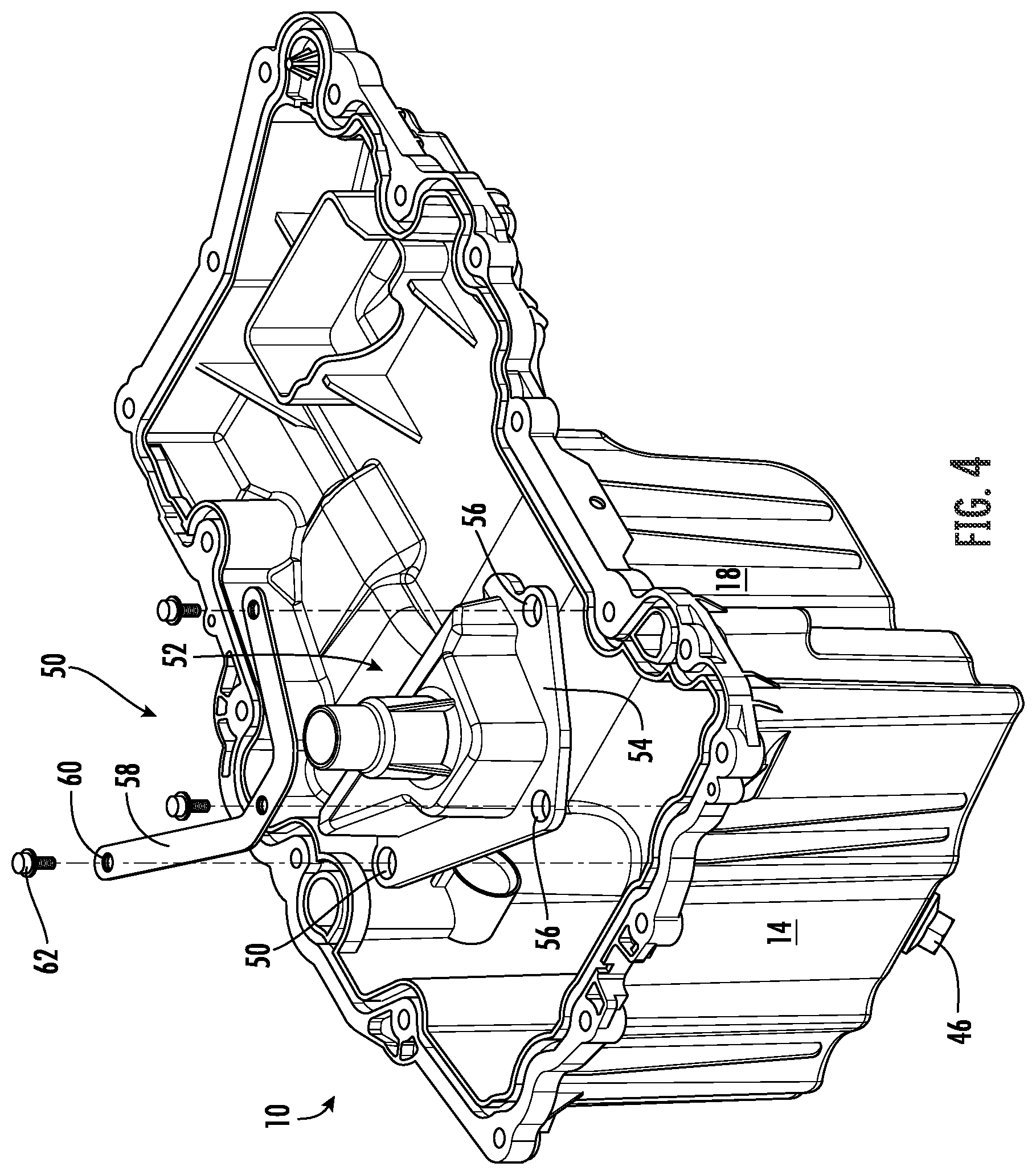 Patent US12338754 Figure 4 – Engine oil pan
