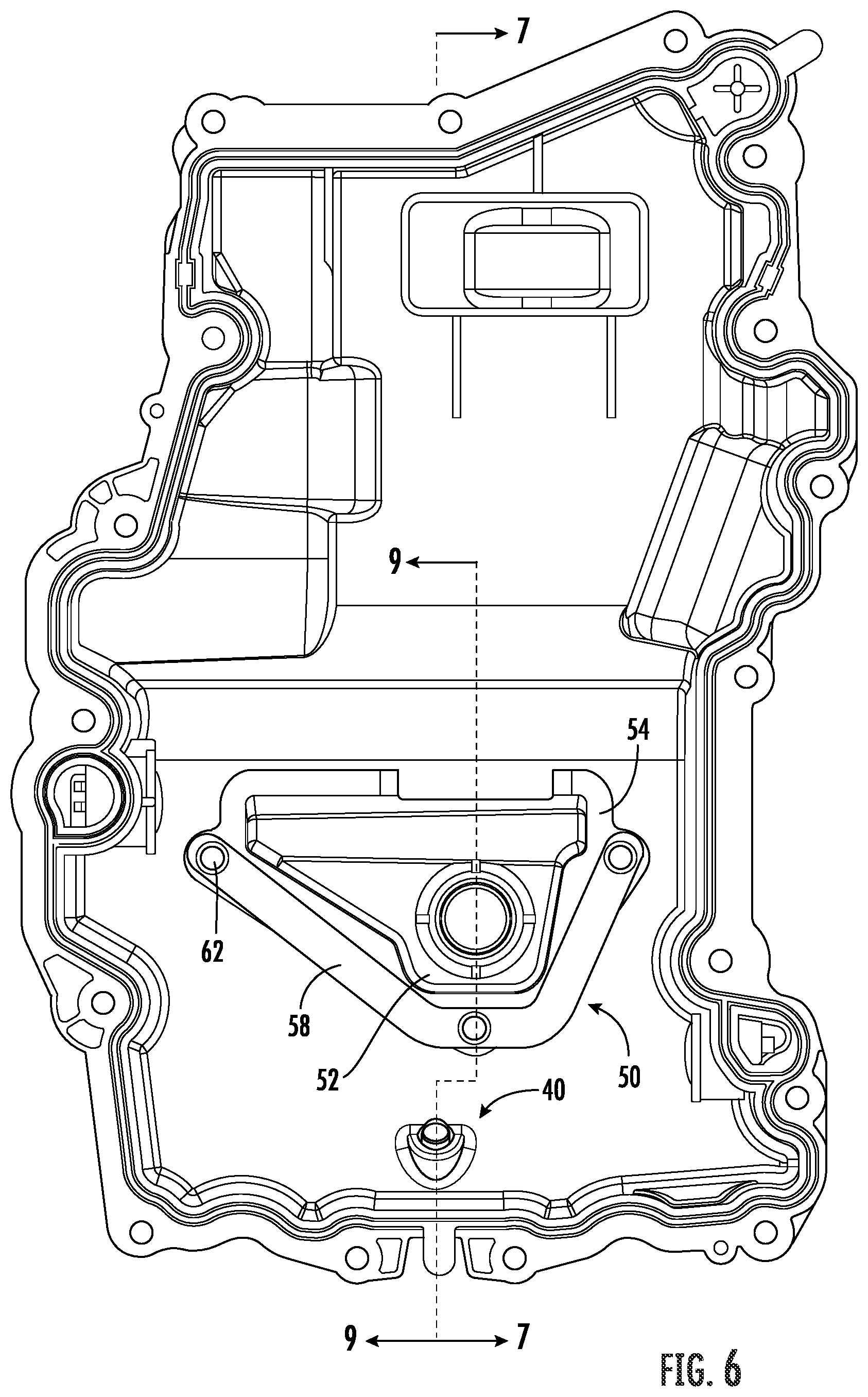 Patent US12338754 Figure 6 – Engine oil pan