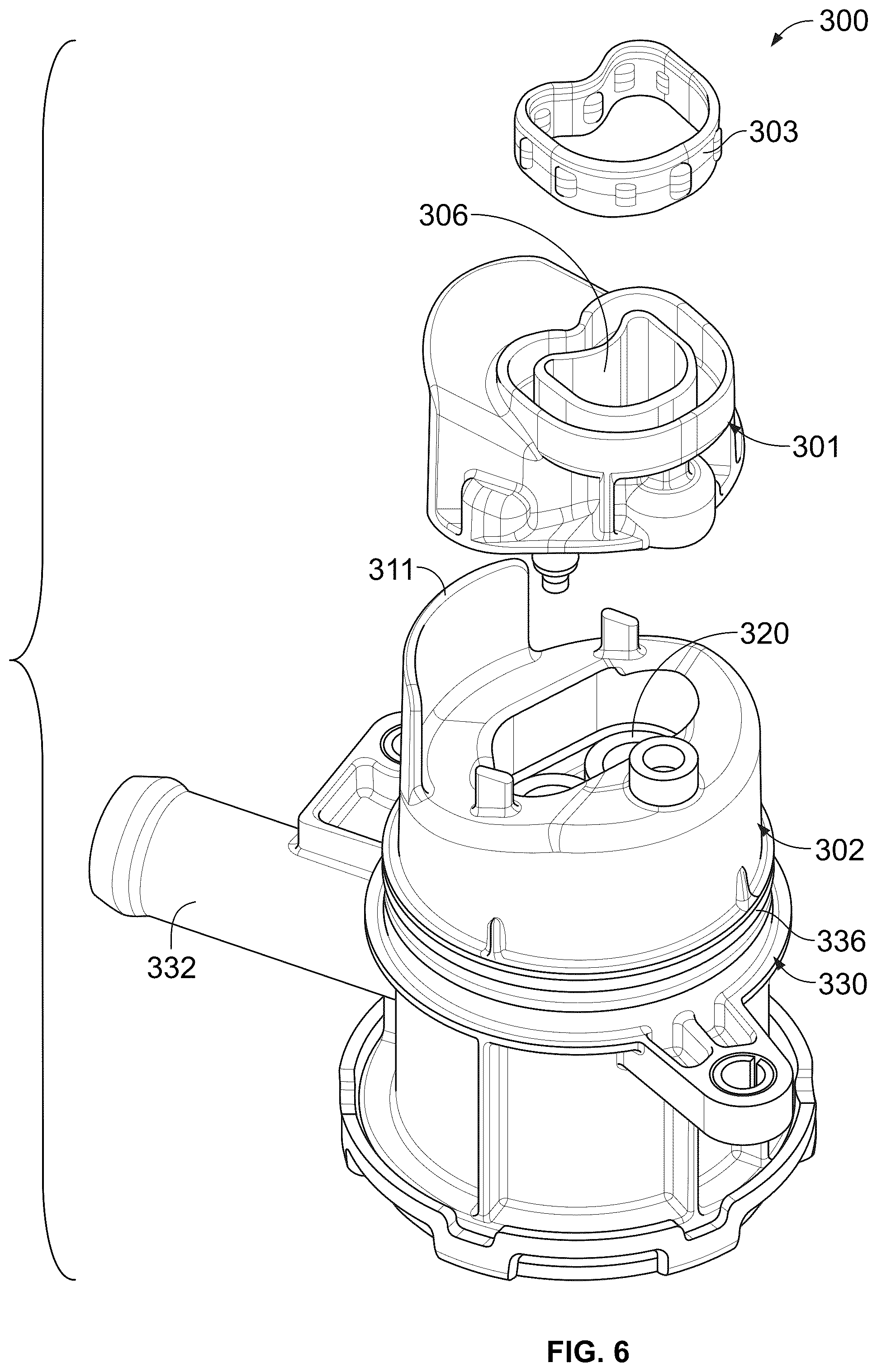 Patent US12338755 Figure 7 – Compressed gas assisted inertial impactor with elastomeric nozzles
