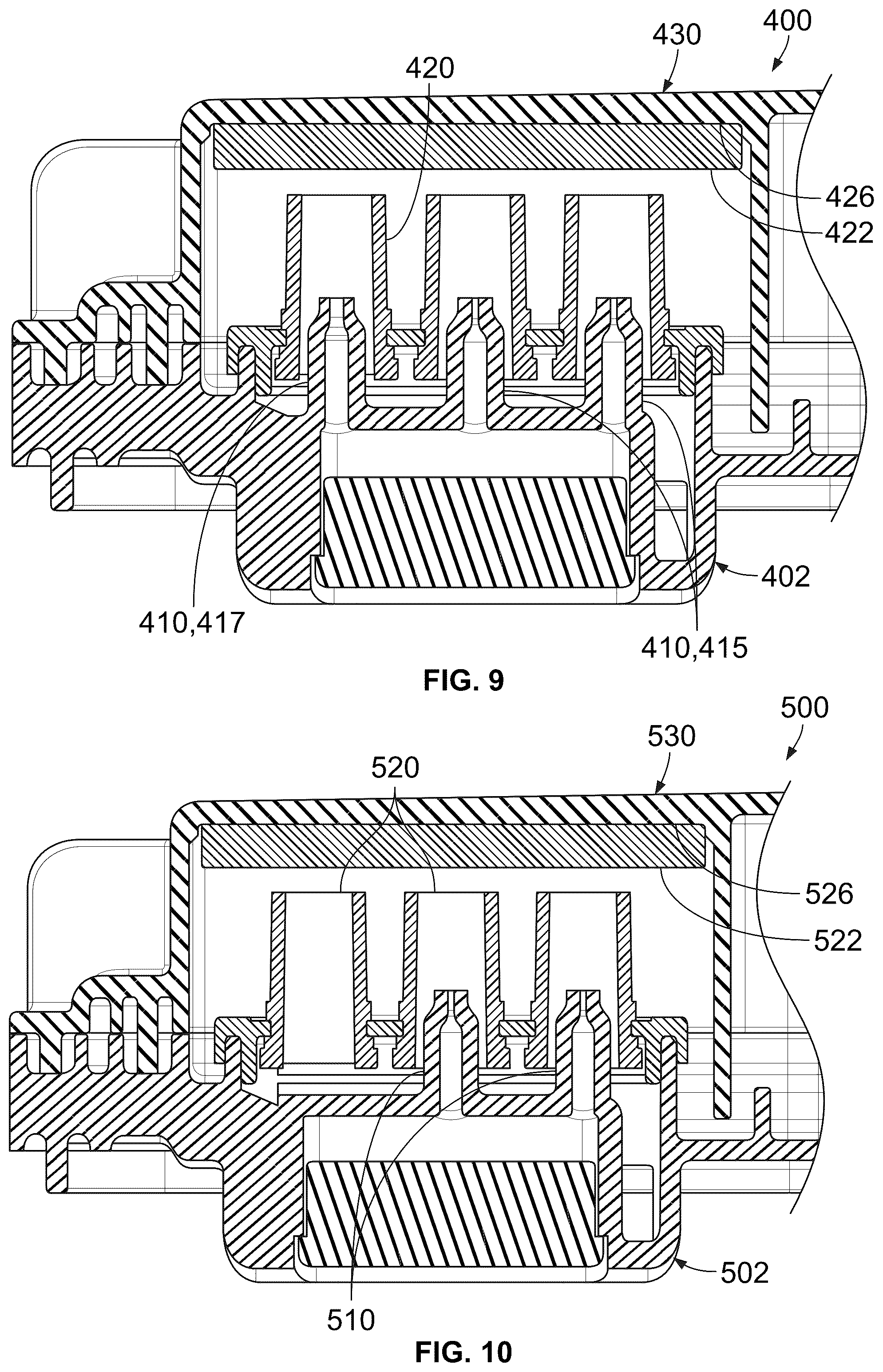 Patent US12338755 Figure 10 – Compressed gas assisted inertial impactor with elastomeric nozzles