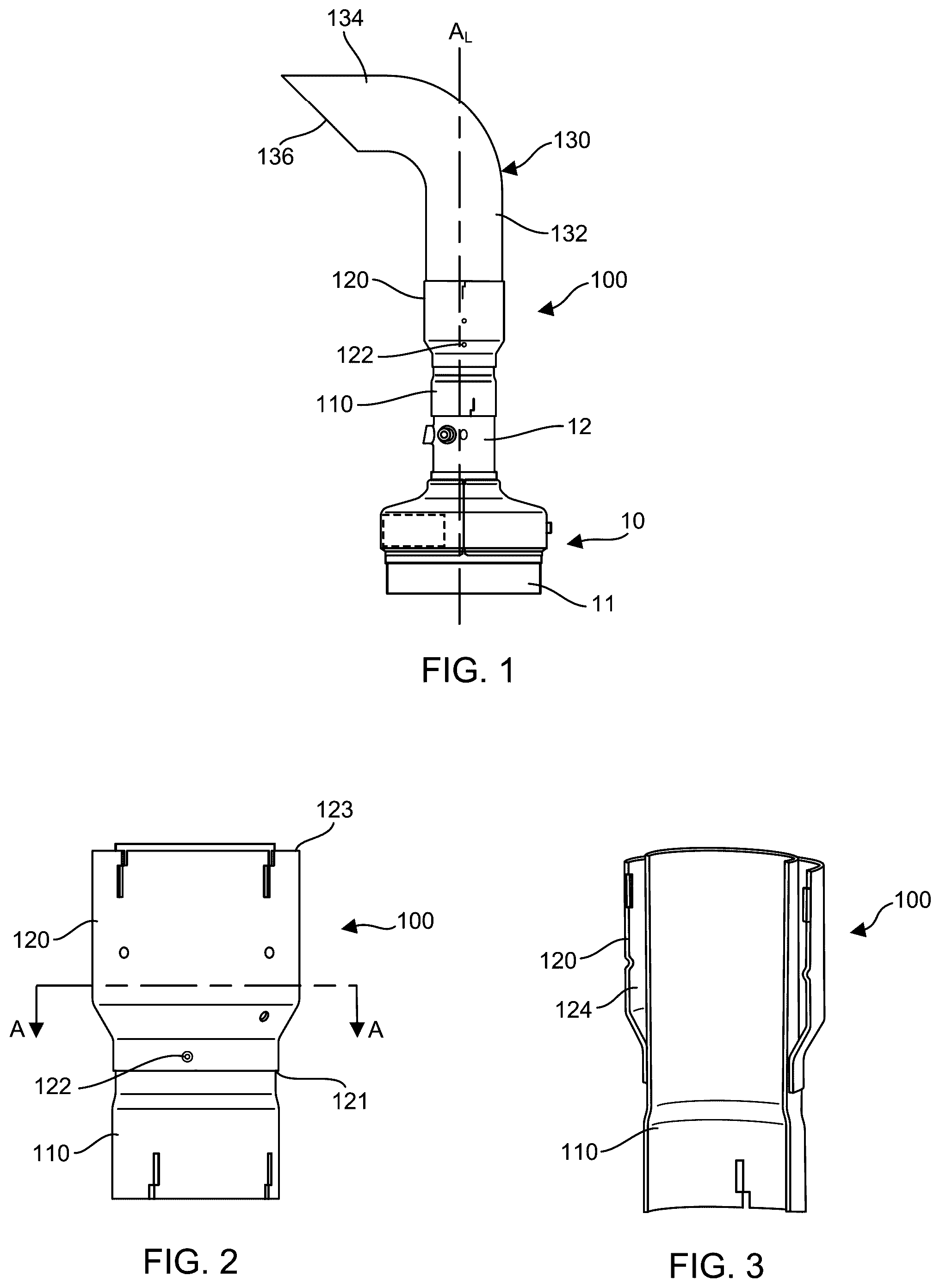 Patent US12338756 Figure 1 – Water drainage assemblies for aftertreatment systems