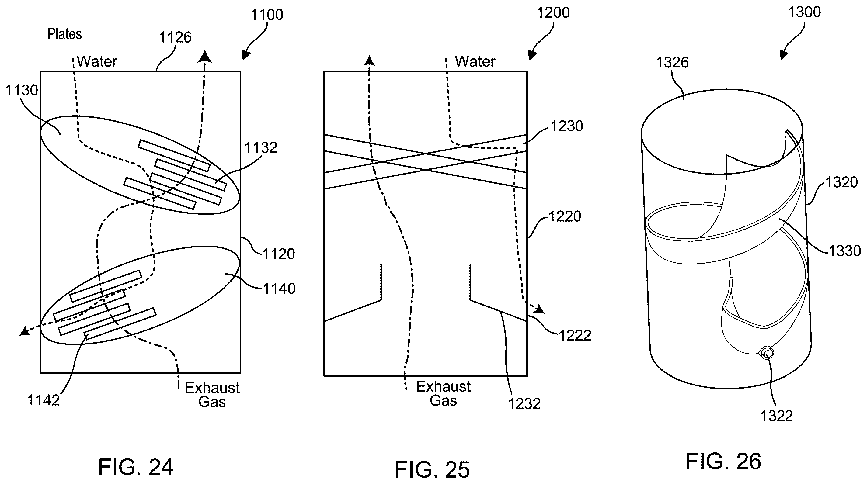 Patent US12338756 Figure 9 – Water drainage assemblies for aftertreatment systems