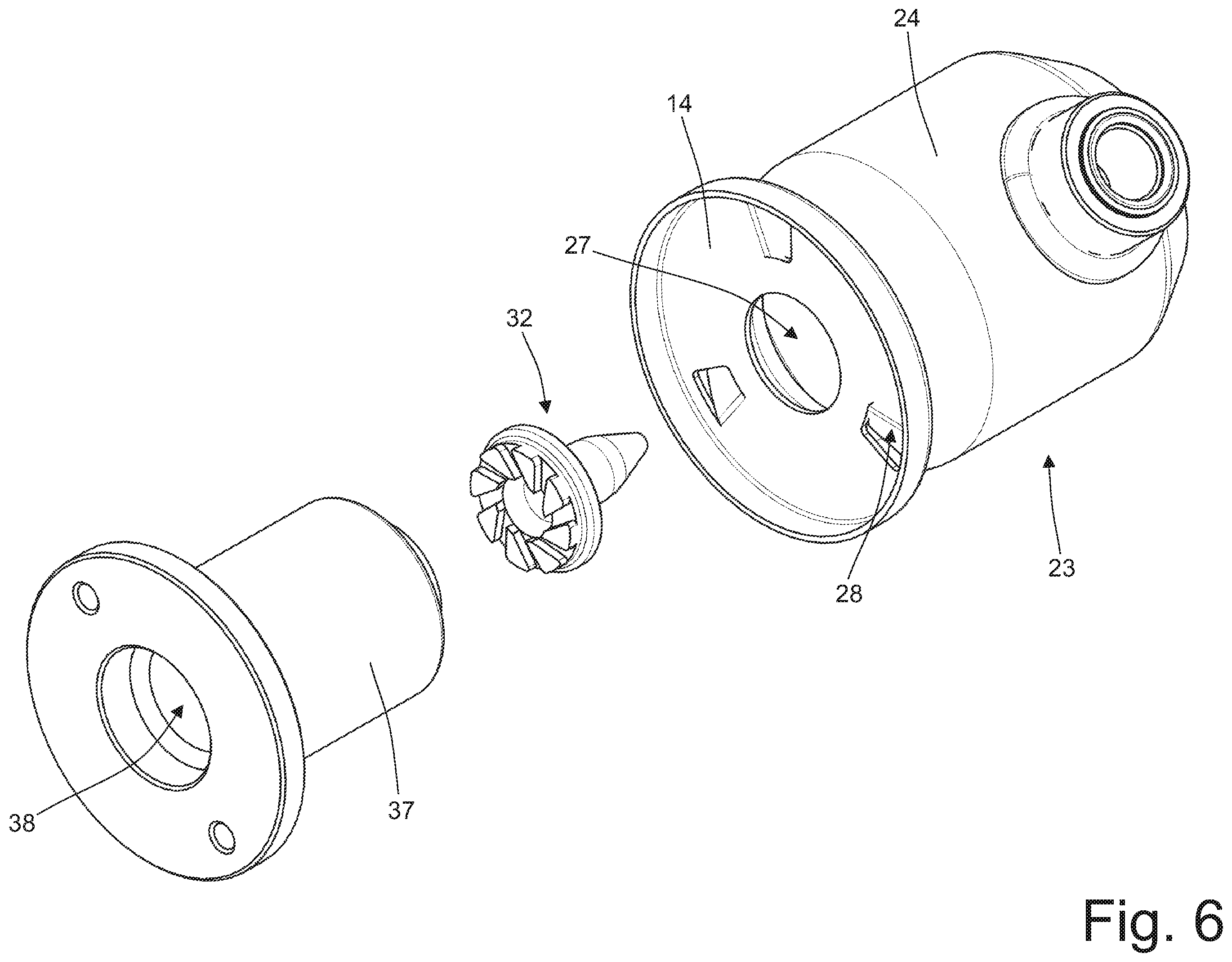 Patent US12338761 Figure 6 – Heating device for an exhaust system of an internal combustion engine